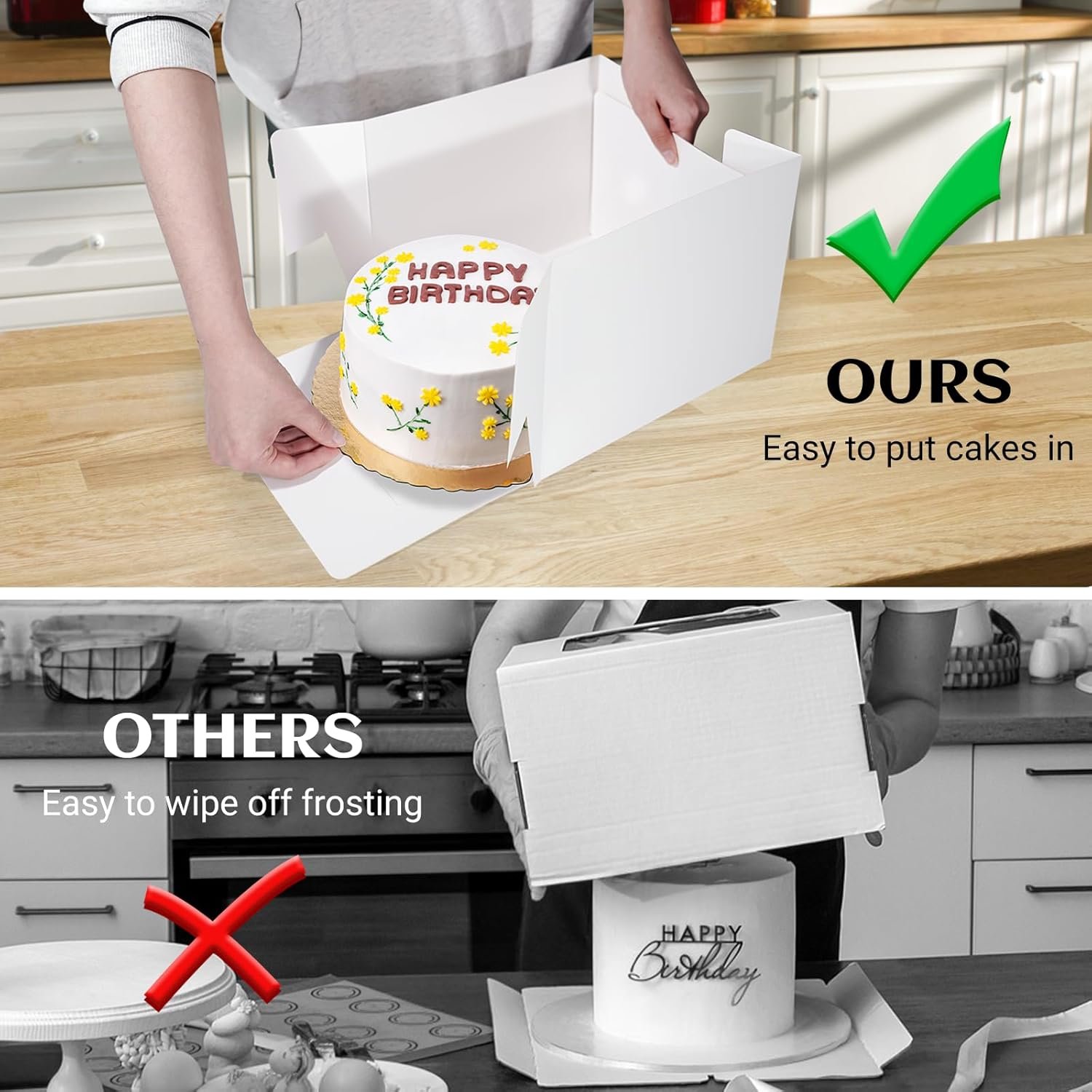 Großhandel 15 Stück 10x10x8 Zoll hohe Kuchenboxen mit Fenster, große Kartonbackboxen für Käsekuchen, Kuchen, Pies, Hochzeit und Geburtstag mit 90 Stickern für individuelle Logos, Hersteller von Backzubehör. Großhandel 15 Stück 10x10x8 Zoll hohe Kuchenboxen mit Fenster, große Kartonbackboxen für Käsekuchen, Kuchen, Pies, Hochzeit und Geburtstag mit 90 Stickern für individuelle Logos, Hersteller von Backzubehör.
