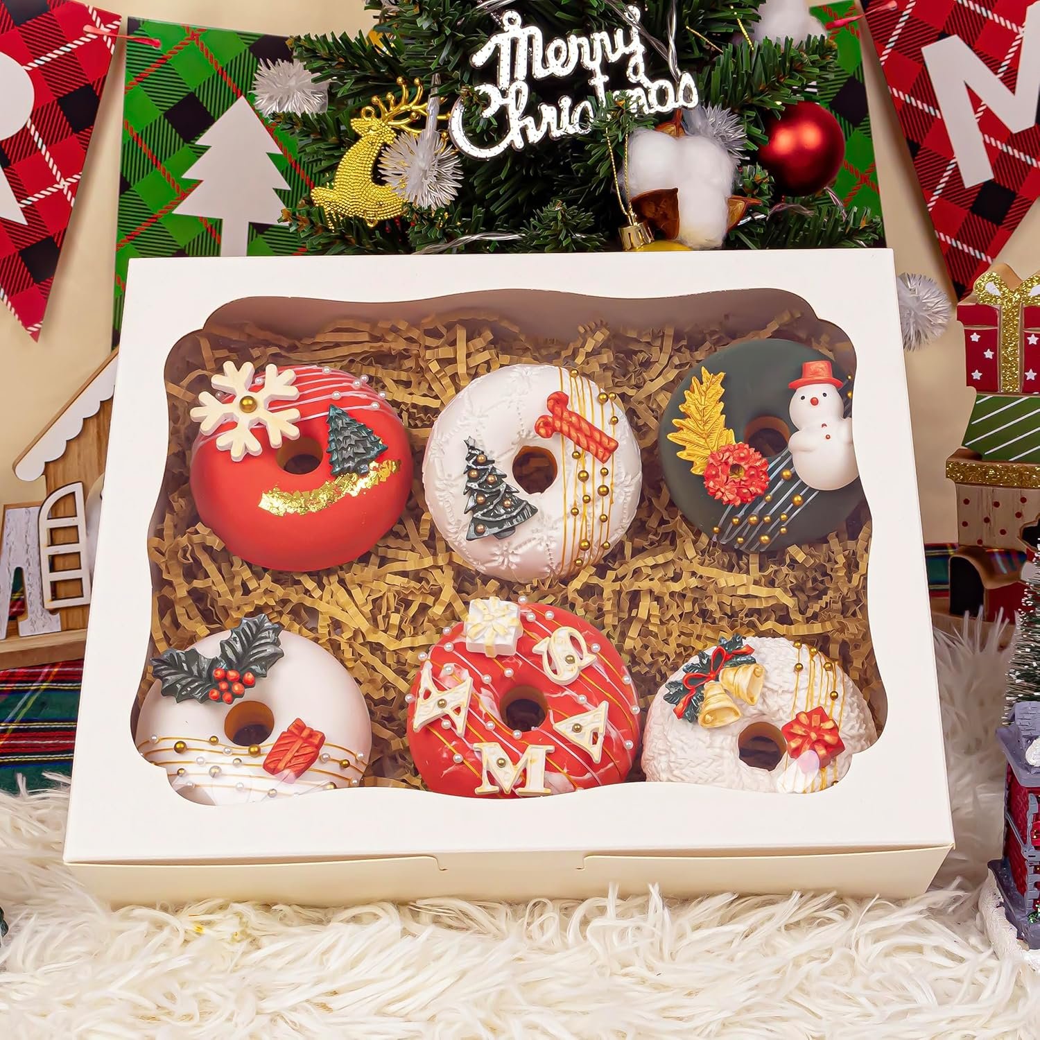 Großhandel 12 Stück 10x8x2,5 Zoll weiße Backschachteln mit Fenster für Gebäck, Kekse, Desserts, Schokoladenerdbeeren, Torten, Donuts, Muffins, Cupcakes, Individuelles Logo, OEM Hersteller Großhandel 12 Stück 10x8x2,5 Zoll weiße Backschachteln mit Fenster für Gebäck, Kekse, Desserts, Schokoladenerdbeeren, Torten, Donuts, Muffins, Cupcakes, Individuelles Logo, OEM Hersteller