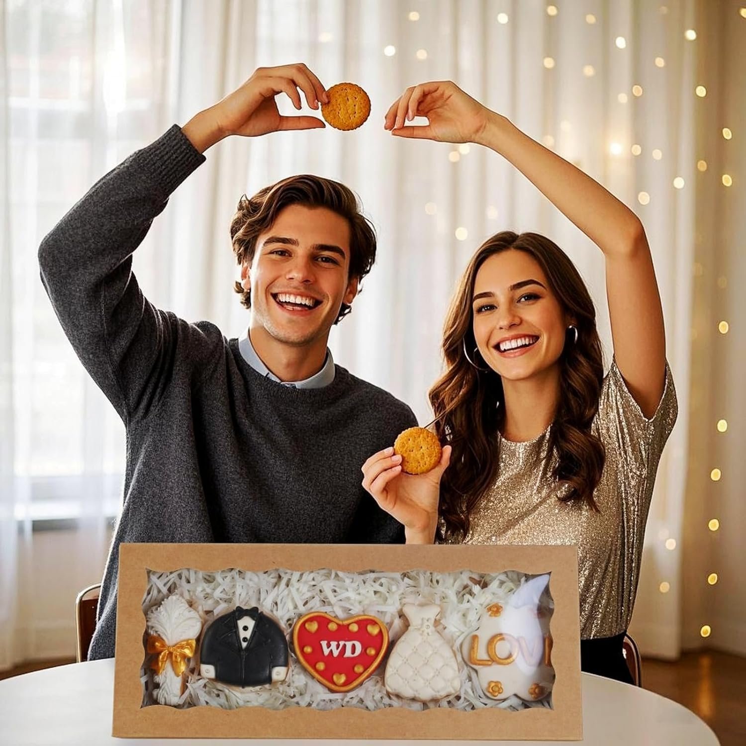Großhandel 15 Stück 12x5x1,5 Zoll weiße Bäckereiboxen mit Fenster für Kekse, Pralinen, Macarons, Kuchen und Brownies, individuell bedruckbar, hergestellt von einem zuverlässigen Lieferanten für Weihnachten, Valentinstag, Ostern, Muttertag. Großhandel 15 Stück 12x5x1,5 Zoll weiße Bäckereiboxen mit Fenster für Kekse, Pralinen, Macarons, Kuchen und Brownies, individuell bedruckbar, hergestellt von einem zuverlässigen Lieferanten für Weihnachten, Valentinstag, Ostern, Muttertag.