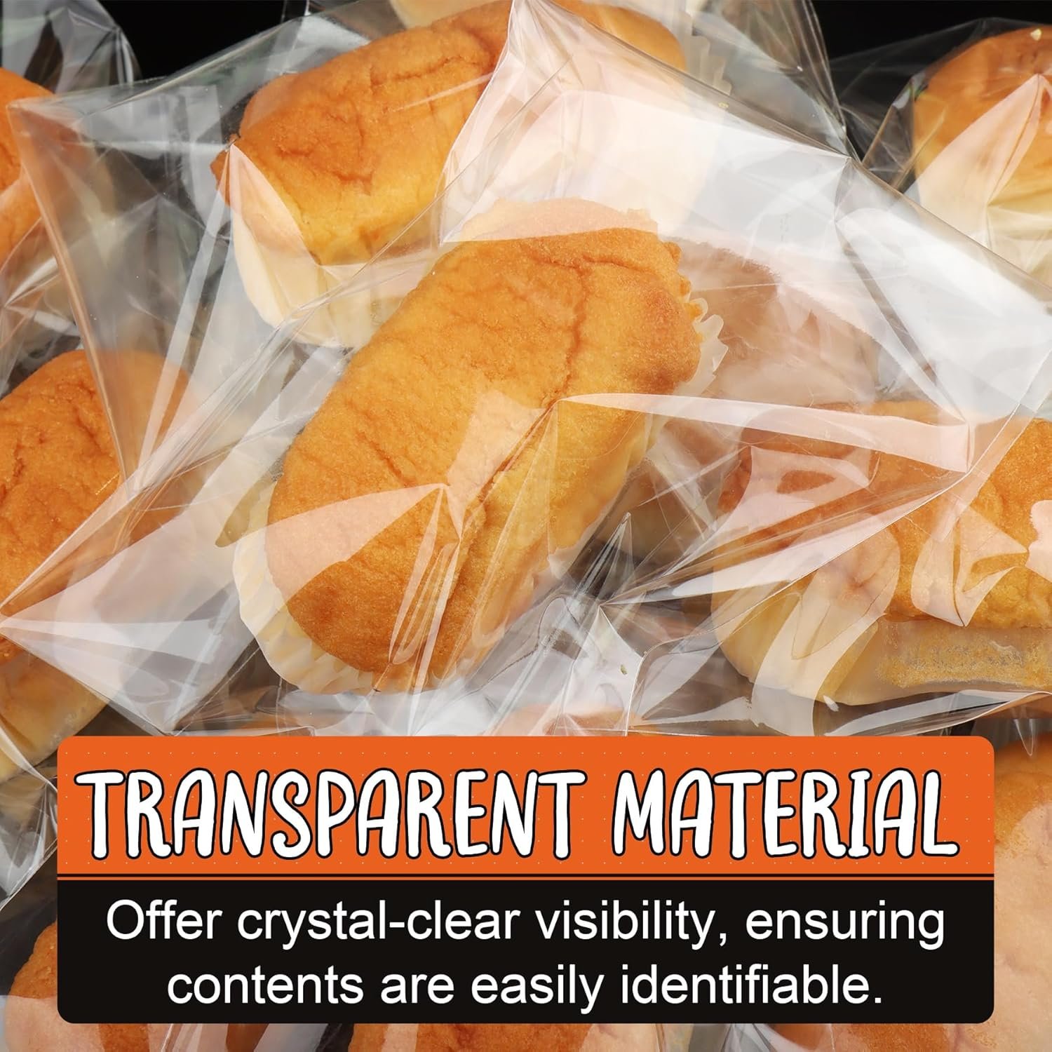 Großhandel 200 Stück selbstklebende Cellophanbeutel 4x6 Zoll, Resealable Treat Bags für Cookies und Partygeschenke, individuelle Logo Lösungen vom Hersteller