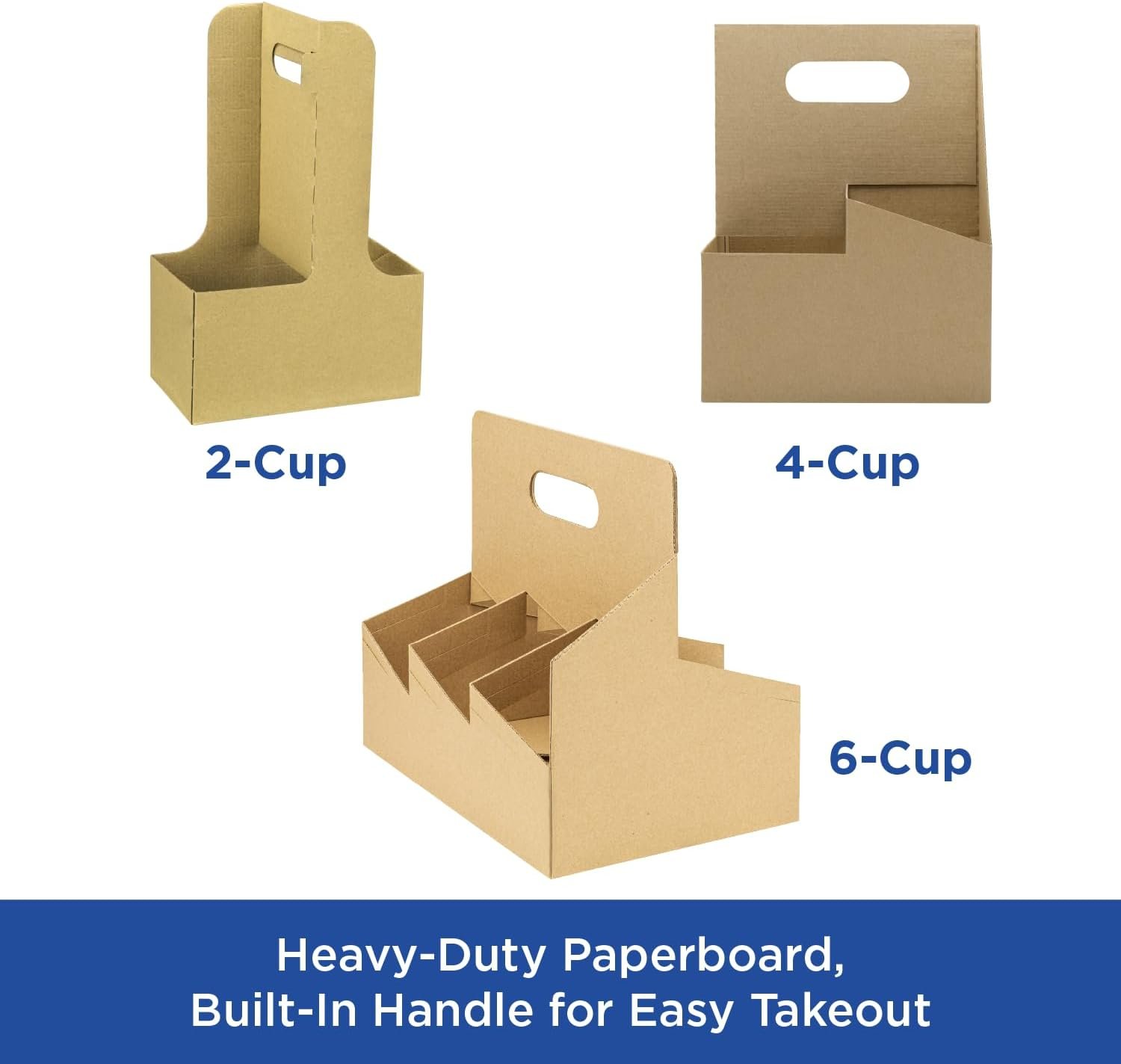 Großhandel umweltfreundlicher Pappträger mit Griff - Stabiler Kraft-Träger für heiße und kalte Getränke, passt für Tassen von 10-32 oz - Individuelles Logo, OEM, praktischer To-Go Getränketräger (2-Tassen) Großhandel umweltfreundlicher Pappträger mit Griff - Stabiler Kraft-Träger für heiße und kalte Getränke, passt für Tassen von 10-32 oz - Individuelles Logo, OEM, praktischer To-Go Getränketräger (2-Tassen)