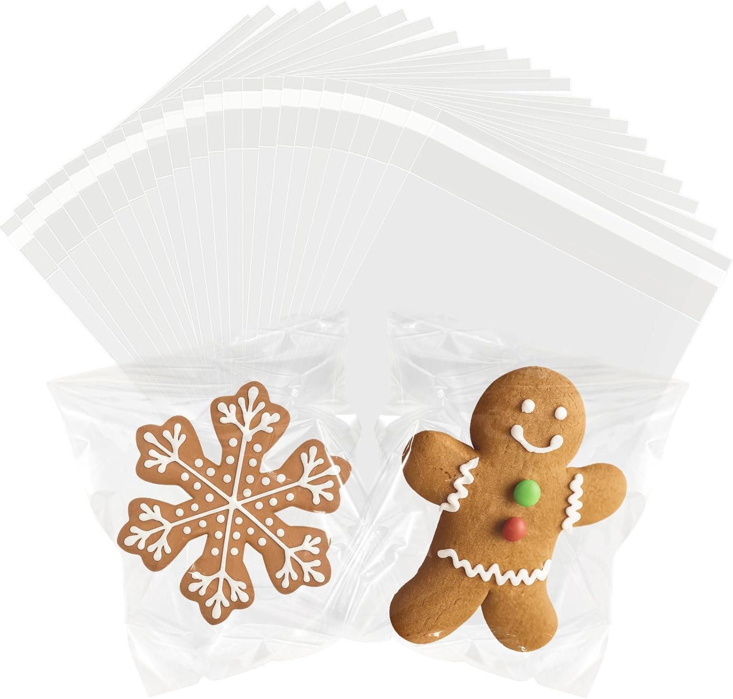 Großhandel klare Cellophanbeutel 4"x6" für Geschenke, Verpackung von Süßigkeiten, Snacks, Leckereien, Partygeschenke mit eigenem Logo, Hersteller von individuellen Beuteln, 200 Stück