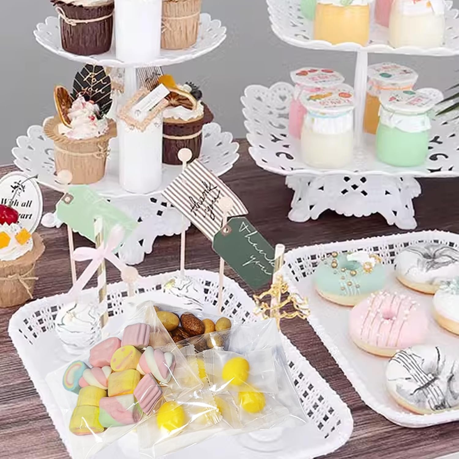 Großhandel 5x7 Zoll selbstklebende Cookie-Tüten, 100 Stück transparente plastikverpackungen, ideal für Verpackungen von Süßigkeiten und Geschenken - Individuelles Logo für eigene Marken - Selbstklebende Wrapper