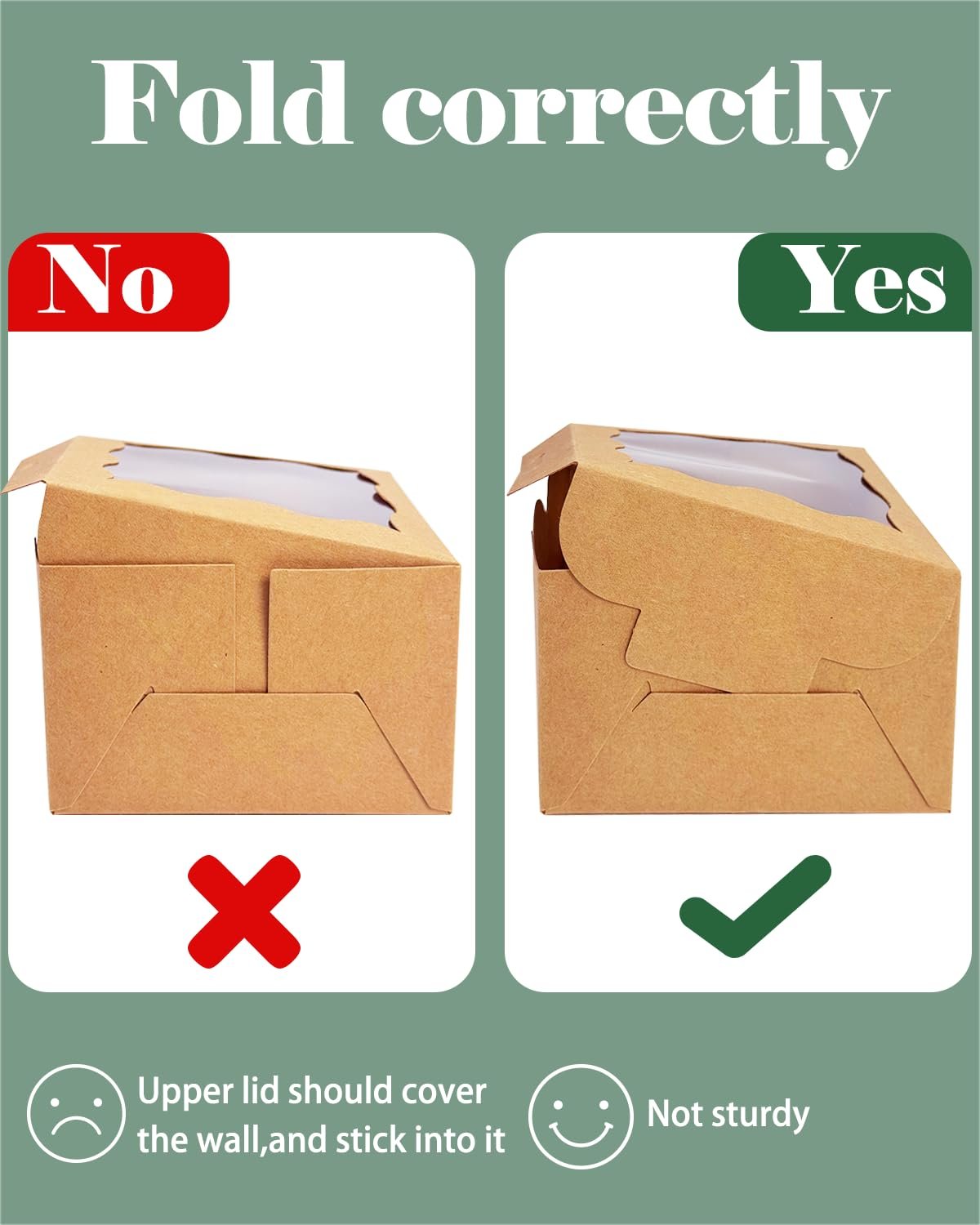 Großhandel Kraftpapier-Keksschachteln mit Fenster, 100 Stück, 6x6x3, für Cookies, Gebäck, Cupcakes, Kuchen, Donuts, Individuelles Logo, Hersteller. Großhandel Kraftpapier-Keksschachteln mit Fenster, 100 Stück, 6x6x3, für Cookies, Gebäck, Cupcakes, Kuchen, Donuts, Individuelles Logo, Hersteller.