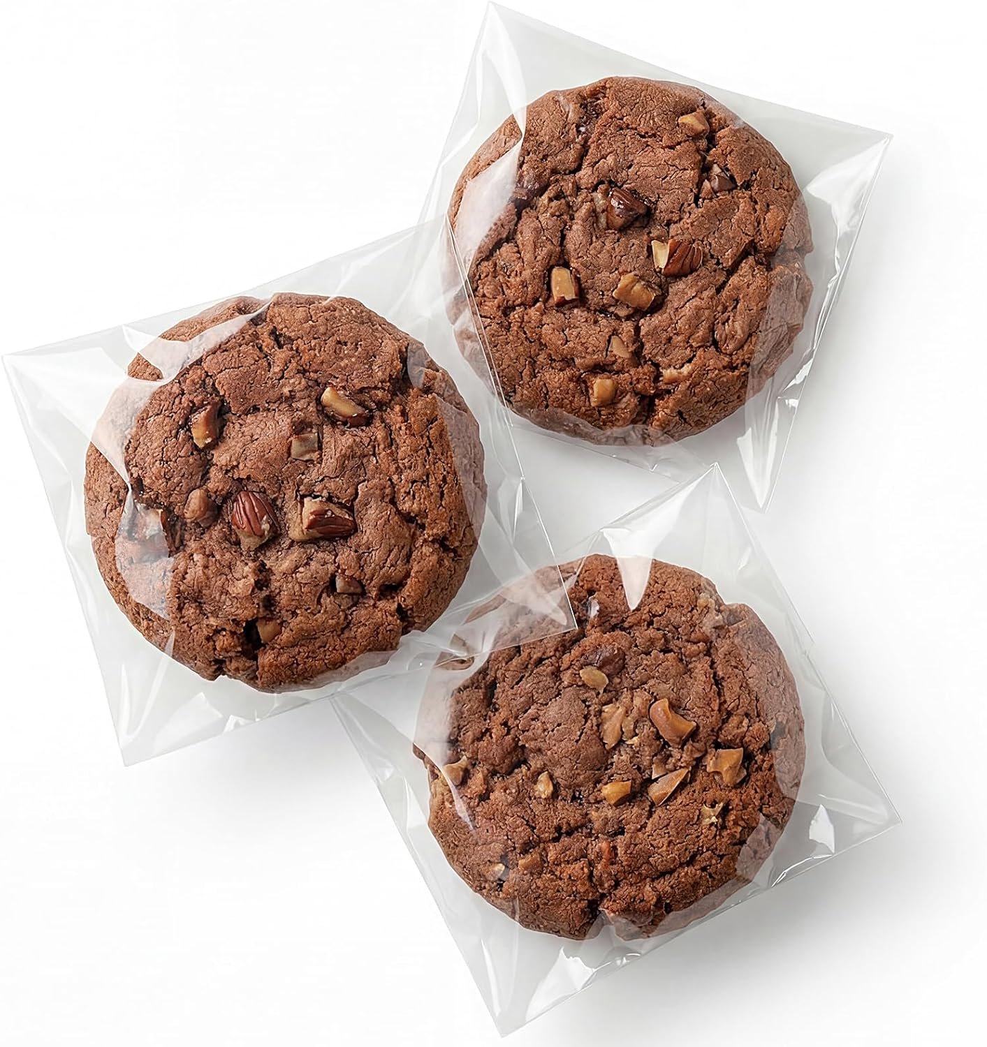 Großhandel 200 Stück klar 5×7 Zoll selbstklebende Zellophanbeutel für Lebensmittel, Resealable transparente Verpackungen für Snacks, Süßigkeiten und Kekse, individuell bedruckte Treat Wrappers für Hochzeiten und Geburtstagsfeiern, Hersteller, Eigenmarke.