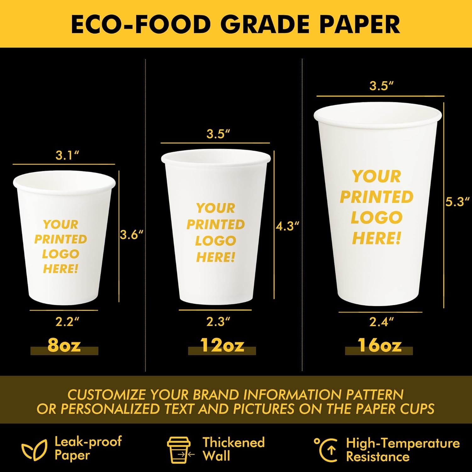 Großhandel Individuelle Papierkaffeebecher 8 oz 12 oz 16 oz, Personalisierte Papierkaffeebecher mit eigenem Logo für heiße und kalte Getränke, Robuste und zuverlässige Becher vom Hersteller für Büros und kleine Unternehmen. Großhandel Individuelle Papierkaffeebecher 8 oz 12 oz 16 oz, Personalisierte Papierkaffeebecher mit eigenem Logo für heiße und kalte Getränke, Robuste und zuverlässige Becher vom Hersteller für Büros und kleine Unternehmen.