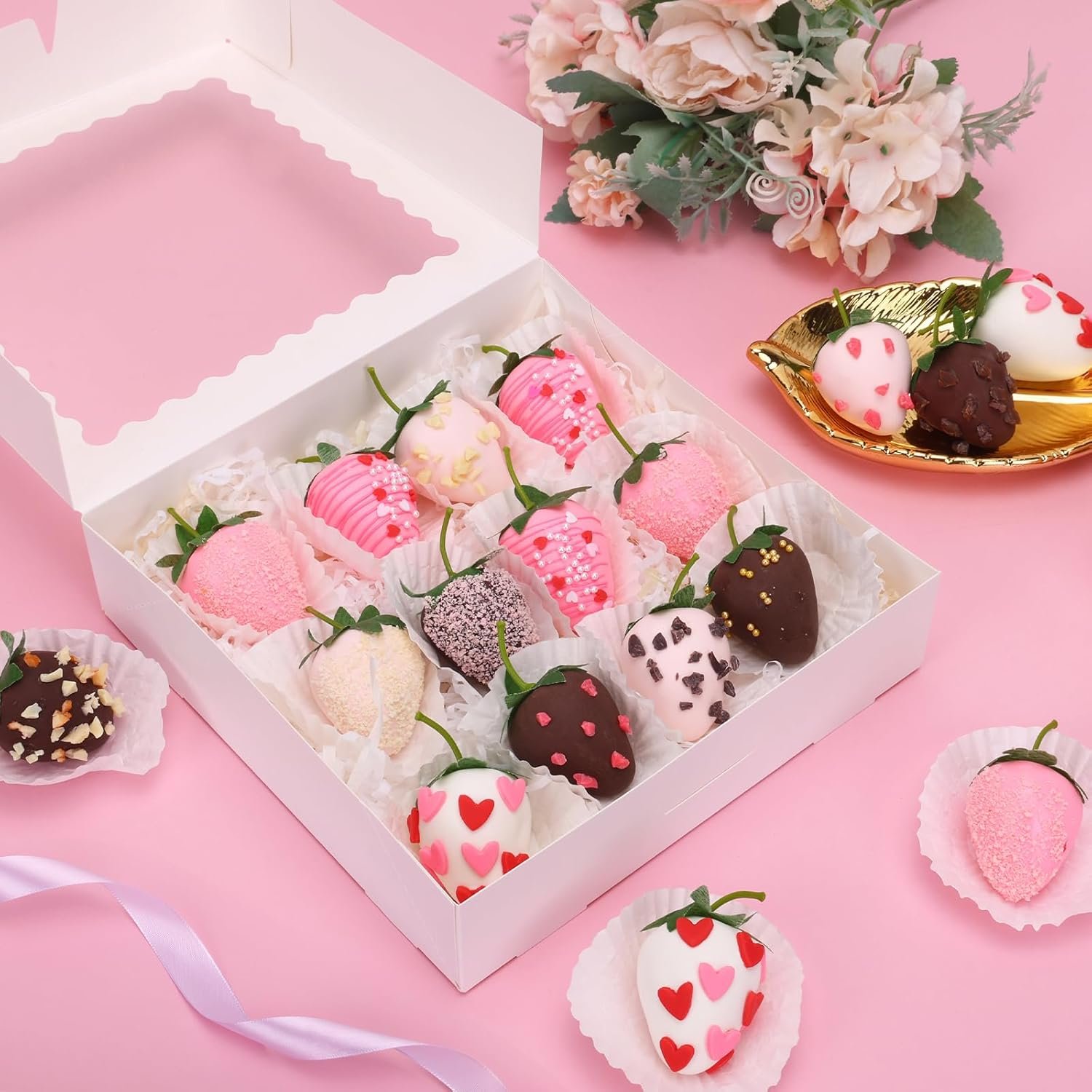 Großhandel 12 Stück 8x8x2 Zoll Auto-Popup-Kekse mit Fenster, weiße Verpackungen für Schokolade, Erdbeeren, Donuts, Desserts, Gebäck, Individuelles Logo, Hersteller für Großmenge. Großhandel 12 Stück 8x8x2 Zoll Auto-Popup-Kekse mit Fenster, weiße Verpackungen für Schokolade, Erdbeeren, Donuts, Desserts, Gebäck, Individuelles Logo, Hersteller für Großmenge.