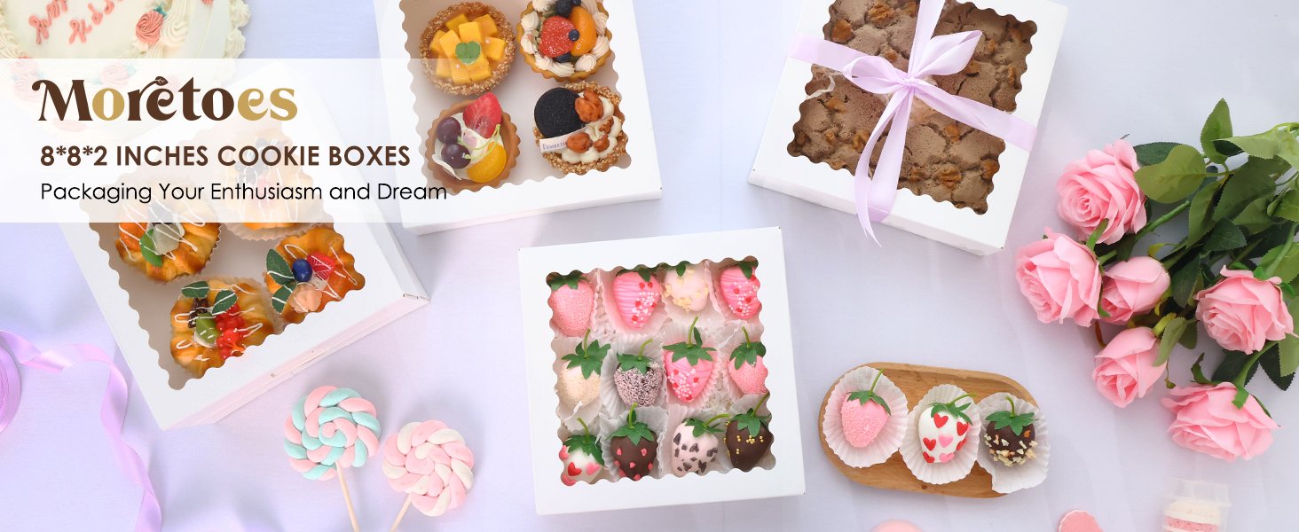 Großhandel 12 Stück 8x8x2 Zoll Auto-Popup-Kekse mit Fenster, weiße Verpackungen für Schokolade, Erdbeeren, Donuts, Desserts, Gebäck, Individuelles Logo, Hersteller für Großmenge. Großhandel 12 Stück 8x8x2 Zoll Auto-Popup-Kekse mit Fenster, weiße Verpackungen für Schokolade, Erdbeeren, Donuts, Desserts, Gebäck, Individuelles Logo, Hersteller für Großmenge.