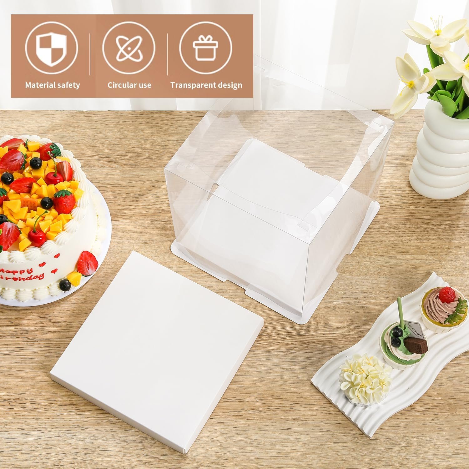 Großhandel Mehrlagige Tortenbox für 8