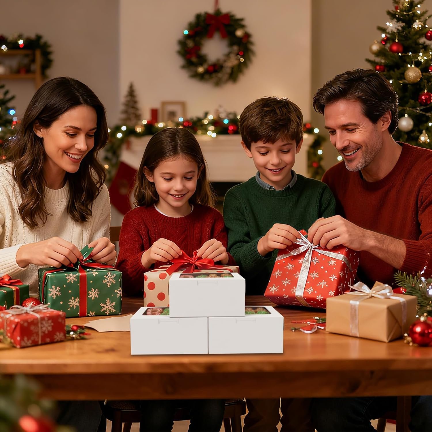 Großhandel 50er Packung Cupcake Boxen mit Fenster 6x6x3 Zoll, individuelle Logo-Optionen, kreative Backwaren Boxen für Desserts, Erdbeeren, Muffins, Geschenke, OEM und Großmenge verfügbar.