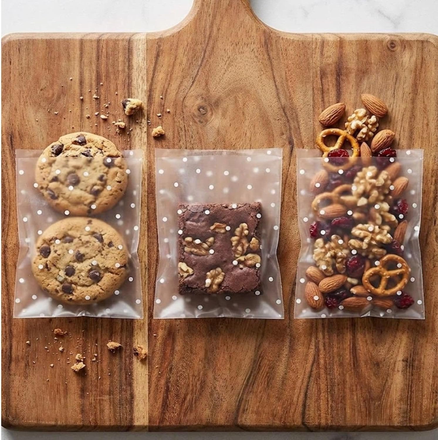 Großhandel 200PCS klare Cellophane Cookie Beutel 4x6 Zoll, selbstverschließend mit Thank You Aufklebern, für Eigenmarke, Party-Souvenirs, Geschenk an Feiertagen, Lebensmittelsicher. Hersteller für Bulk-Verpackung.