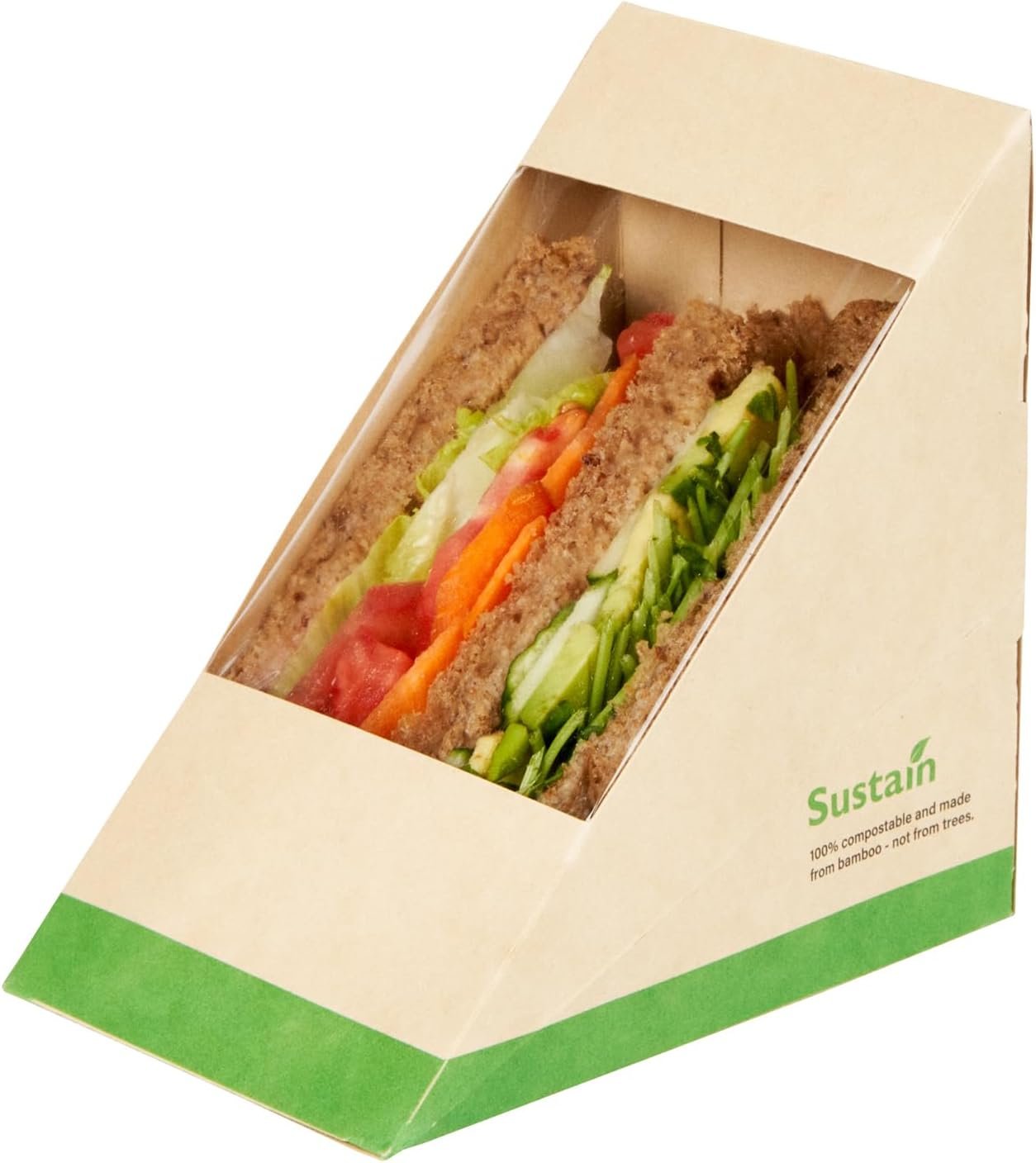 Großhandel Papier Sandwichboxen mit klarem Fenster, 50 Stück à 4,8 x 4,8 x 3,2 Zoll, ideal für Cafés und Take-away-Mahlzeiten, individuell mit Ihrem Logo, von zuverlässigen Herstellern, lecksicher in Kraftpapier. Großhandel Papier Sandwichboxen mit klarem Fenster, 50 Stück à 4,8 x 4,8 x 3,2 Zoll, ideal für Cafés und Take-away-Mahlzeiten, individuell mit Ihrem Logo, von zuverlässigen Herstellern, lecksicher in Kraftpapier.