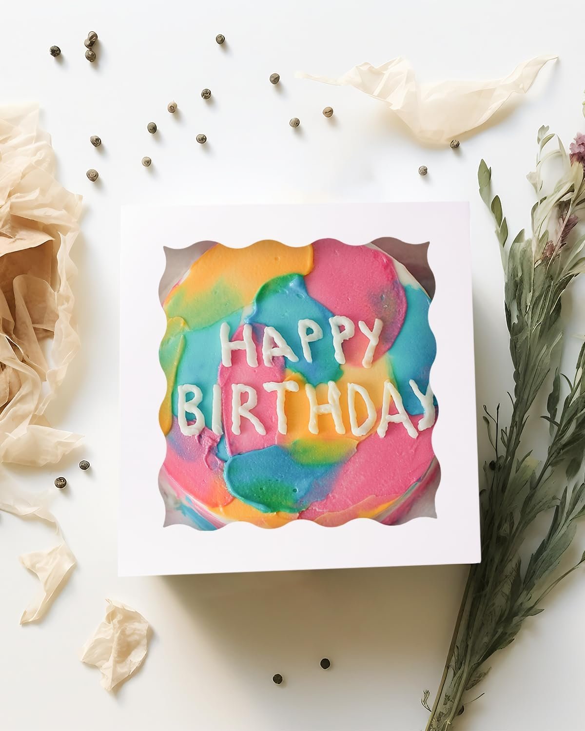 Großhandel 18 Sets Kuchenboxen mit Fenster und 10x10x8 cm, 10