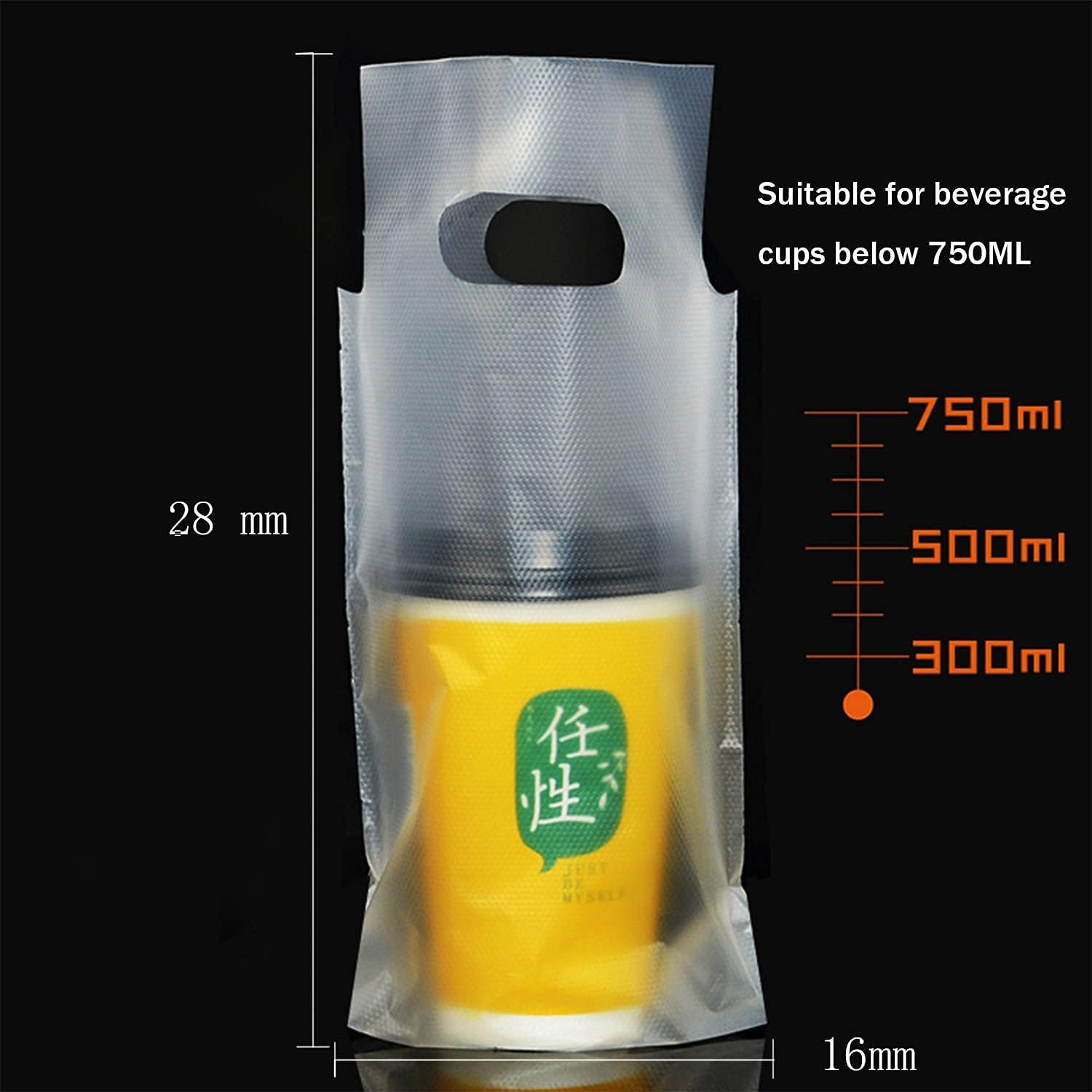 Großhandel 100PCS Tragebeutel für Getränke mit Griff, klar für Kaffeebecher, Teebecher, Saftlieferung, geeignet für Restaurants und Bars (1 Becher hält 16x28cm), Hersteller mit individuellem Logo, Bulk-Angebote verfügbar. Großhandel 100PCS Tragebeutel für Getränke mit Griff, klar für Kaffeebecher, Teebecher, Saftlieferung, geeignet für Restaurants und Bars (1 Becher hält 16x28cm), Hersteller mit individuellem Logo, Bulk-Angebote verfügbar.