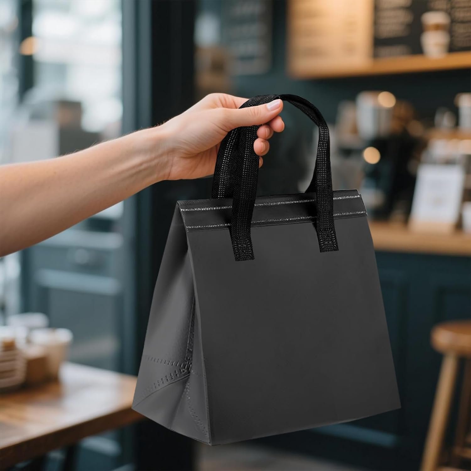 Großhandel 120 Stück isolierte Take-Out-Taschen für heiße und kalte Speisen, individuell bedruckbar für Catering, hergestellt von einem zuverlässigen Hersteller, Bulk-Einkauf möglich.