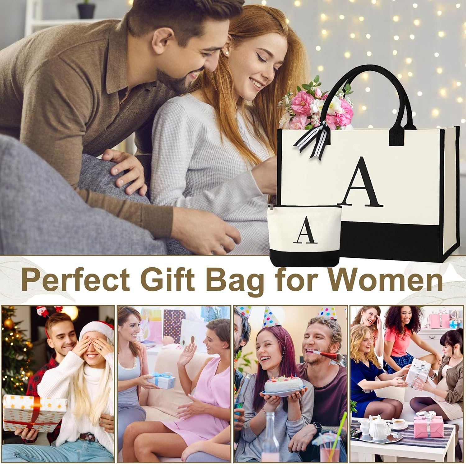 Großhandel individuelles Logo Canvas-Shopper für Frauen mit Makeup-Täschchen und abnehmbarem Bodenbrett, geeignet für Reisen und Geburtstage. Hersteller von hochwertigen Taschen in Großmenge. Großhandel individuelles Logo Canvas-Shopper für Frauen mit Makeup-Täschchen und abnehmbarem Bodenbrett, geeignet für Reisen und Geburtstage. Hersteller von hochwertigen Taschen in Großmenge.
