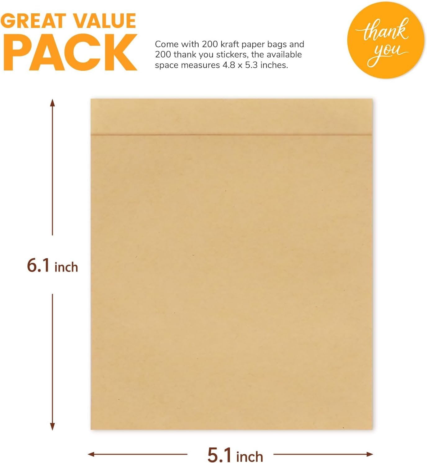 Großhandel 200er Packung Papierkekstüten, 5x6 Zoll, kleine braune Bäckereitüten mit Siegelstickern für die Verpackung von Donuts, Brownies, Snacks, Leckereien, gebackenem Gut, individueller Druck möglich, Hersteller für Lebensmittelverpackungen Großhandel 200er Packung Papierkekstüten, 5x6 Zoll, kleine braune Bäckereitüten mit Siegelstickern für die Verpackung von Donuts, Brownies, Snacks, Leckereien, gebackenem Gut, individueller Druck möglich, Hersteller für Lebensmittelverpackungen