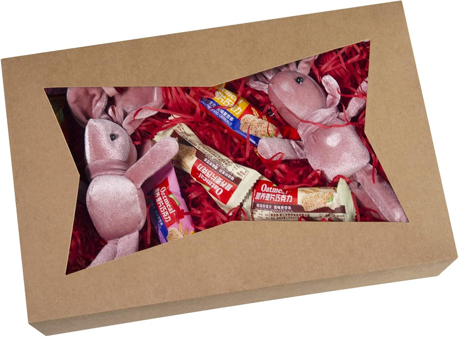 Großhandel 15er-Pack braune Backwarenbox 12x8x3 Zoll, große Donuts, Muffins, Keksboxen mit PVC-Fenster - Individuelles Logo, auto-pop-up, Naturkraftpapier-Boxcontainer, Hersteller, Packung mit 15