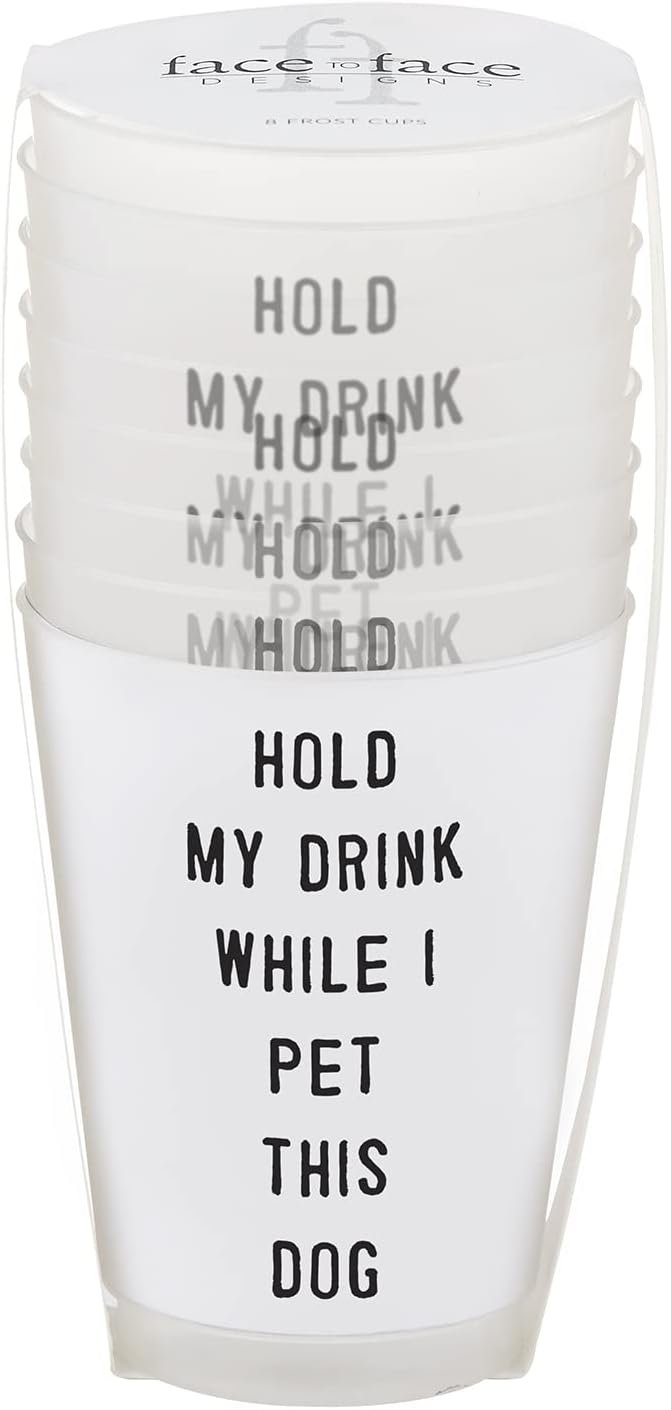 Großhandel BPA-freie Frost Flex Kunststoffbecher 16 Unzen, Individuelles Logo, 8 Stück, OEM Hold My Drink