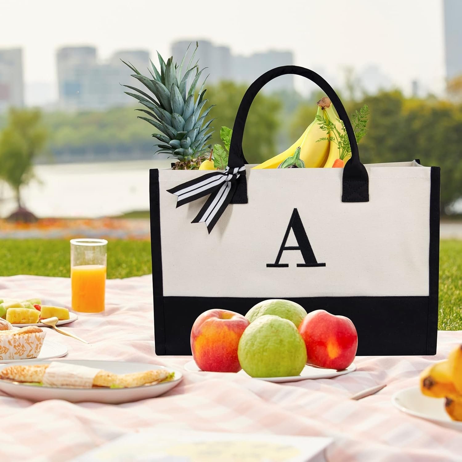 Großhandel Individuelles Logo Stoff Strandtasche, Monogrammierte Geschenktasche für Frauen in Großmenge Großhandel Individuelles Logo Stoff Strandtasche, Monogrammierte Geschenktasche für Frauen in Großmenge