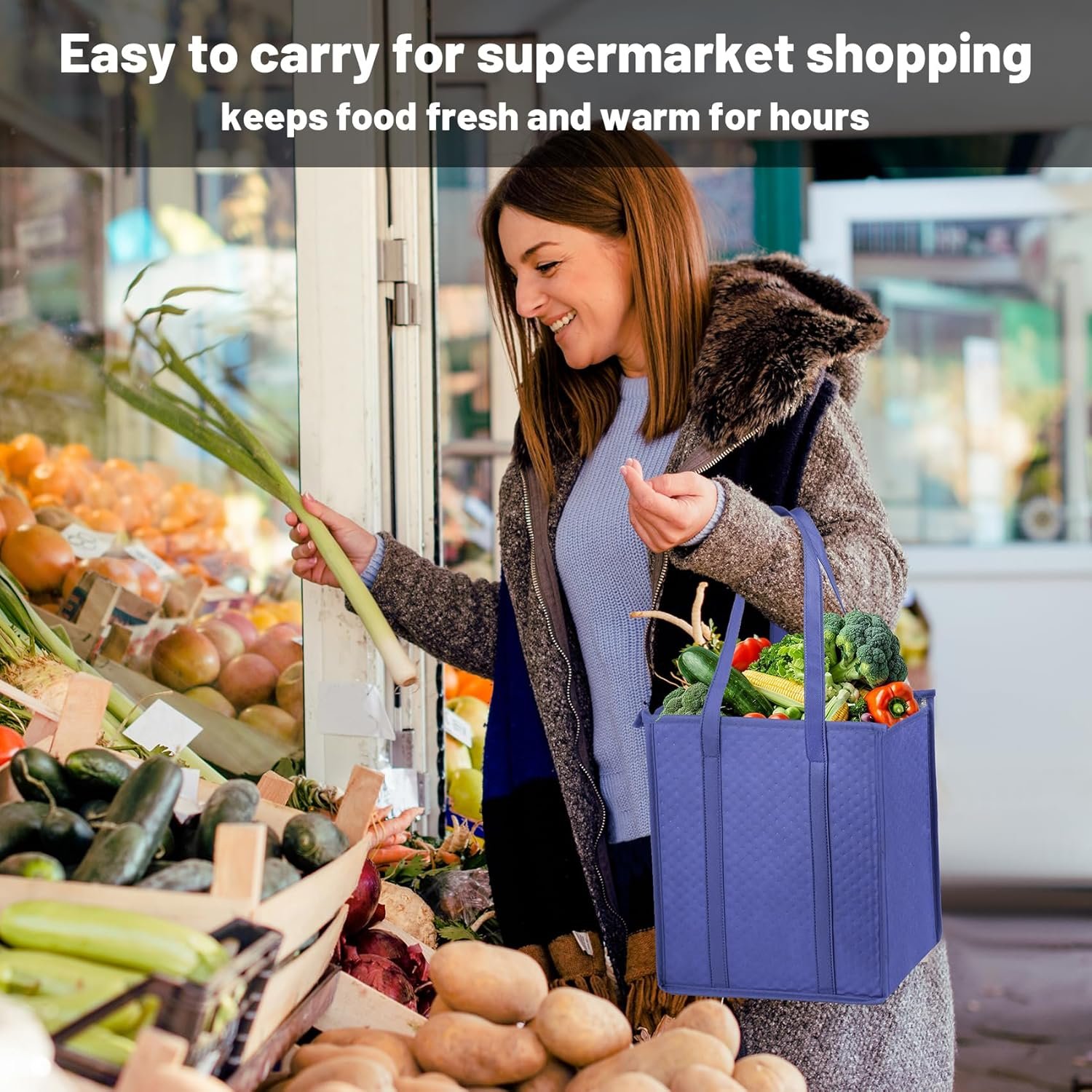 Großhandel thermische Taschen für gefrorene Lebensmittel mit Reißverschluss, individuelles Logo, OEM Kühltaschen für den Einkauf und Reisen in großer Menge Großhandel thermische Taschen für gefrorene Lebensmittel mit Reißverschluss, individuelles Logo, OEM Kühltaschen für den Einkauf und Reisen in großer Menge