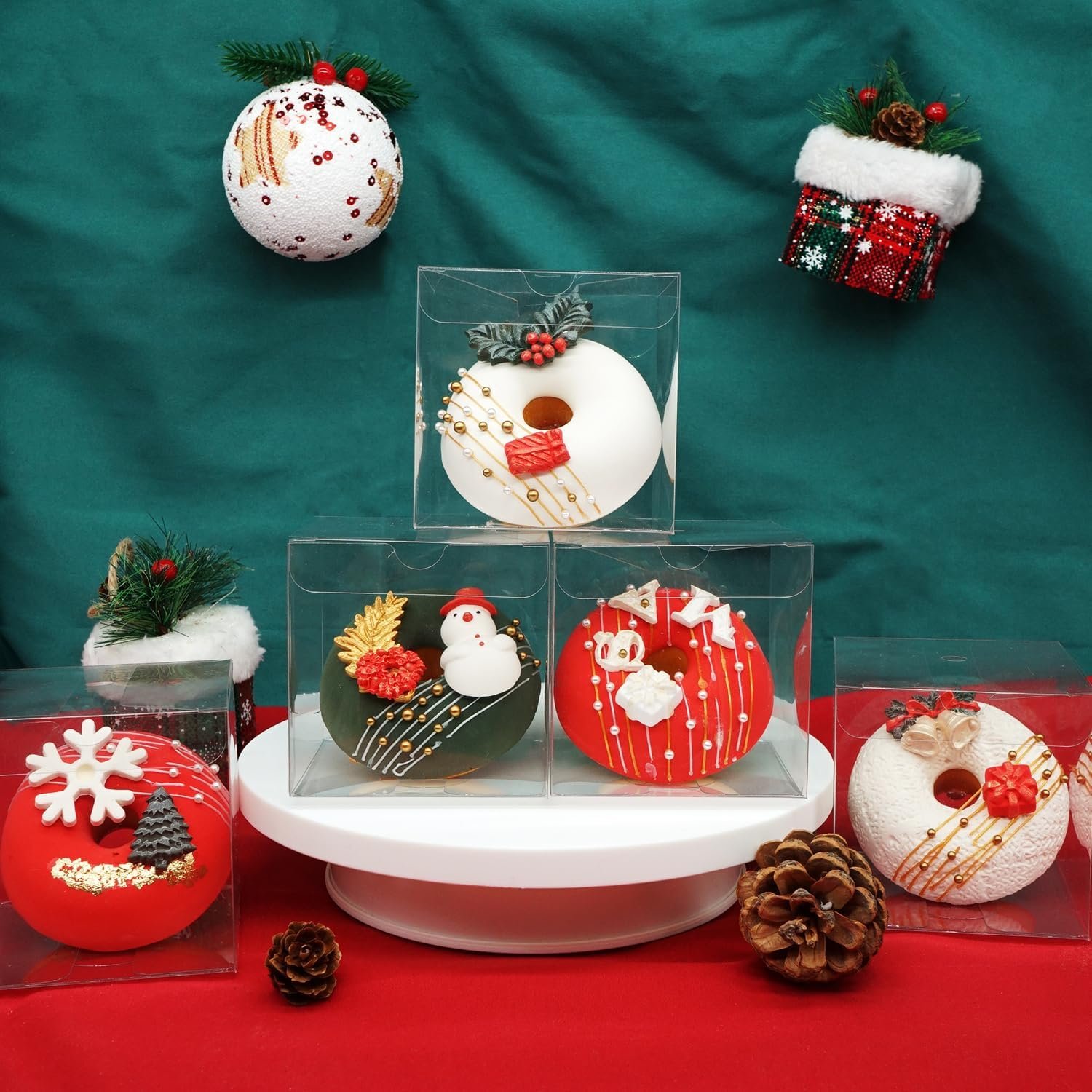 Großhandel 100 Stück Klare Geschenkkartons 3x3x3 Zoll Kleine Geschenkboxen für Hochzeit und Geburtstag, Individuelles Logo, OEM Lösungen verfügbar