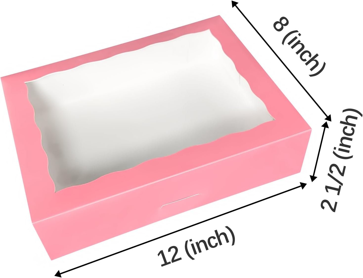 Großhandel 15er-Pack Pinke Backwarenbox 12x8x2,5 Zoll für große Donuts Muffins Cookies mit PVC-Fenster - Individuelles Logo auf naturbelassenem Kraftpapier - OEM Boxen. Großhandel 15er-Pack Pinke Backwarenbox 12x8x2,5 Zoll für große Donuts Muffins Cookies mit PVC-Fenster - Individuelles Logo auf naturbelassenem Kraftpapier - OEM Boxen.