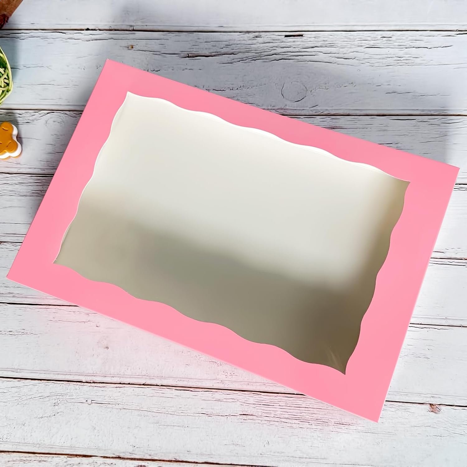 Großhandel 15er-Pack Pinke Backwarenbox 12x8x2,5 Zoll für große Donuts Muffins Cookies mit PVC-Fenster - Individuelles Logo auf naturbelassenem Kraftpapier - OEM Boxen. Großhandel 15er-Pack Pinke Backwarenbox 12x8x2,5 Zoll für große Donuts Muffins Cookies mit PVC-Fenster - Individuelles Logo auf naturbelassenem Kraftpapier - OEM Boxen.