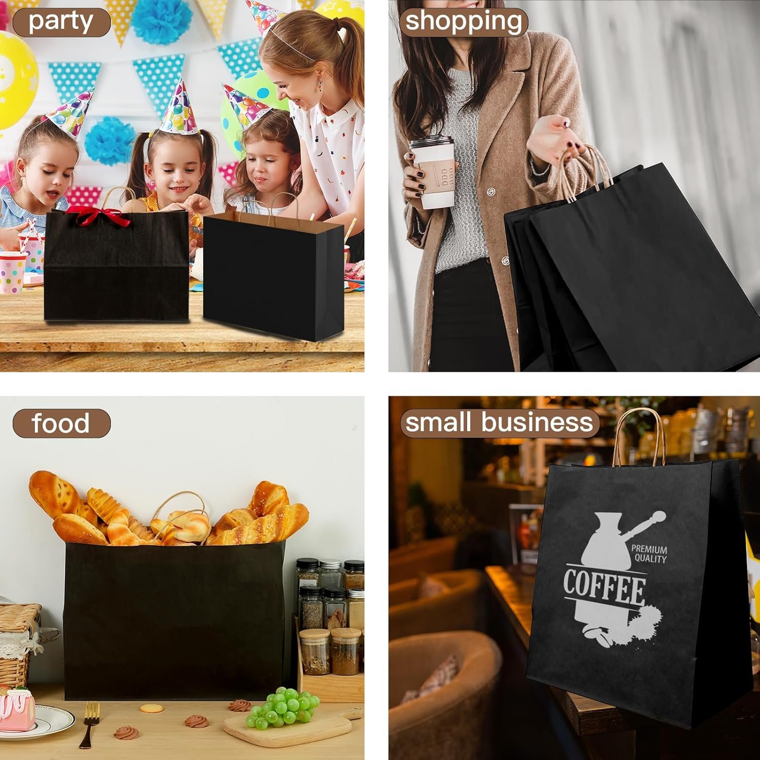 Großhandel 110 Stück Kraft Geschenktüten 16x6x12 Zoll mit Griffen für Geburtstag, Hochzeit, Party und Merchandise, Individuelles Logo für Ihre Eigenmarke, Bulk Optionen verfügbar beim Hersteller Großhandel 110 Stück Kraft Geschenktüten 16x6x12 Zoll mit Griffen für Geburtstag, Hochzeit, Party und Merchandise, Individuelles Logo für Ihre Eigenmarke, Bulk Optionen verfügbar beim Hersteller