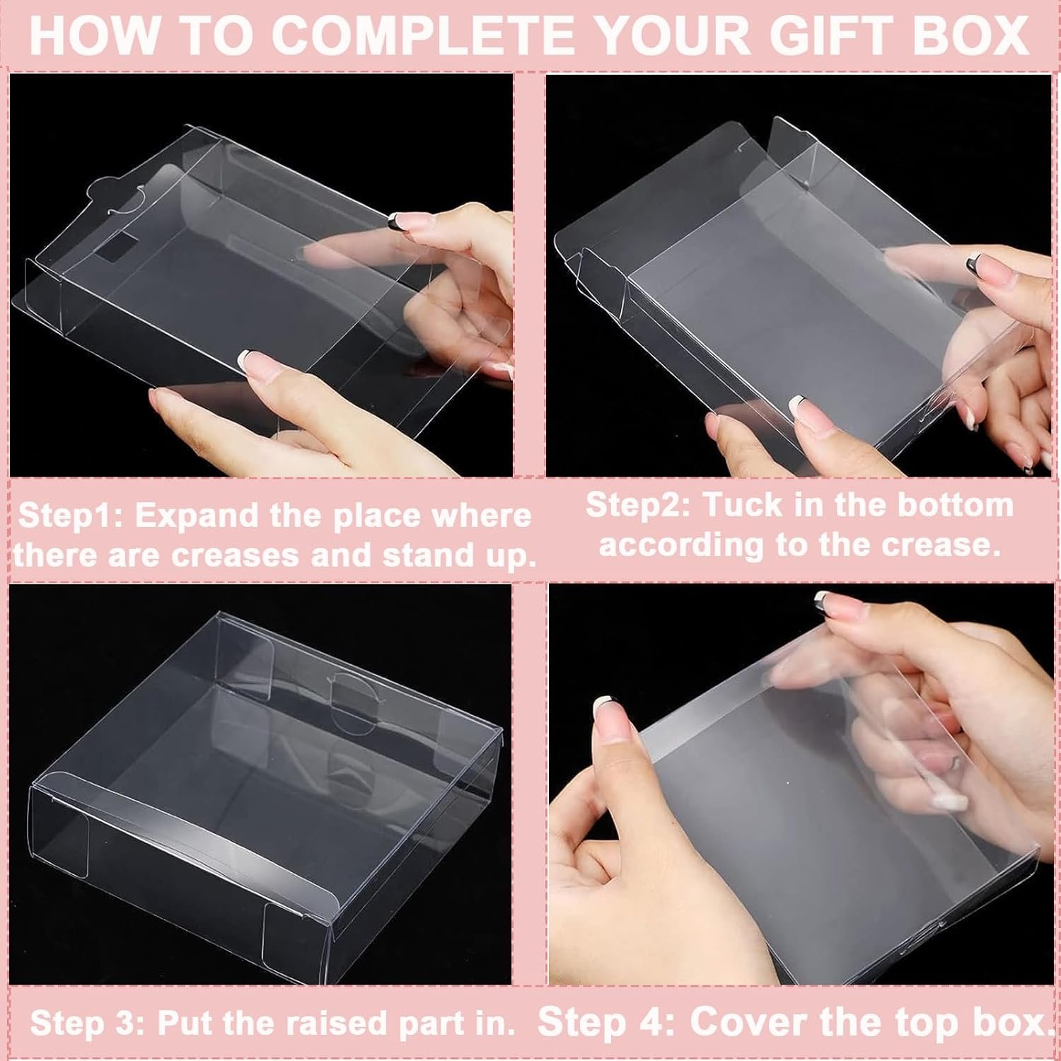 Großhandel 80 Stück transparente Favoritenboxen 5 x 4 x 1,2 Zoll rechteckige PVC Geschenkschachteln, individuell mit Logo bedruckt, ideale Verpackung für Desserts, Süßigkeiten, Hochzeiten, Partys, Valentinstag, Halloween, Weihnachten, Hersteller für Großmenge verfügbar. Großhandel 80 Stück transparente Favoritenboxen 5 x 4 x 1,2 Zoll rechteckige PVC Geschenkschachteln, individuell mit Logo bedruckt, ideale Verpackung für Desserts, Süßigkeiten, Hochzeiten, Partys, Valentinstag, Halloween, Weihnachten, Hersteller für Großmenge verfügbar.