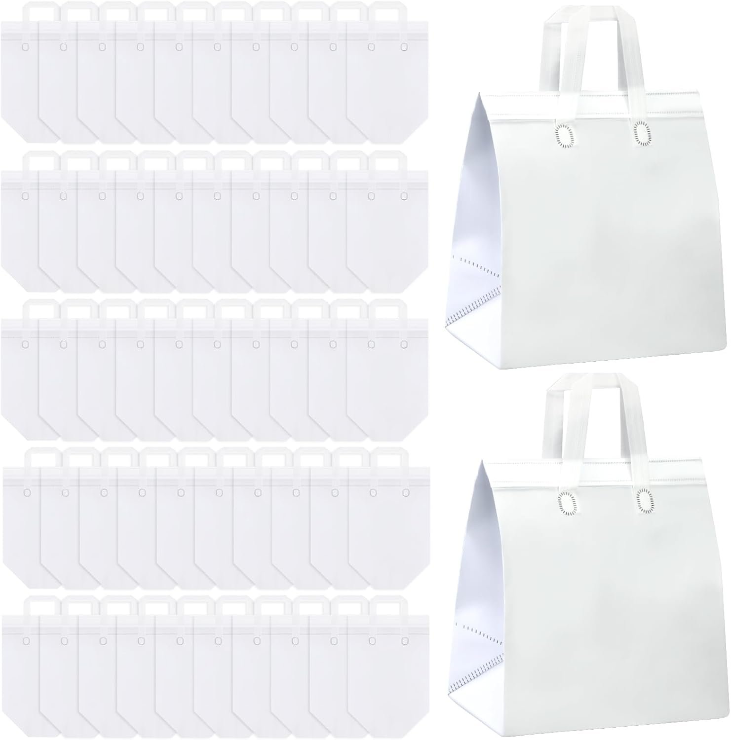 Großhandel 200 Stück isolierte Take-away-Taschen Bulk für heiße und kalte Lebensmittel 10,24x11,02x6,69 Zoll, OEM-fähig und von zuverlässigem Hersteller geliefert.