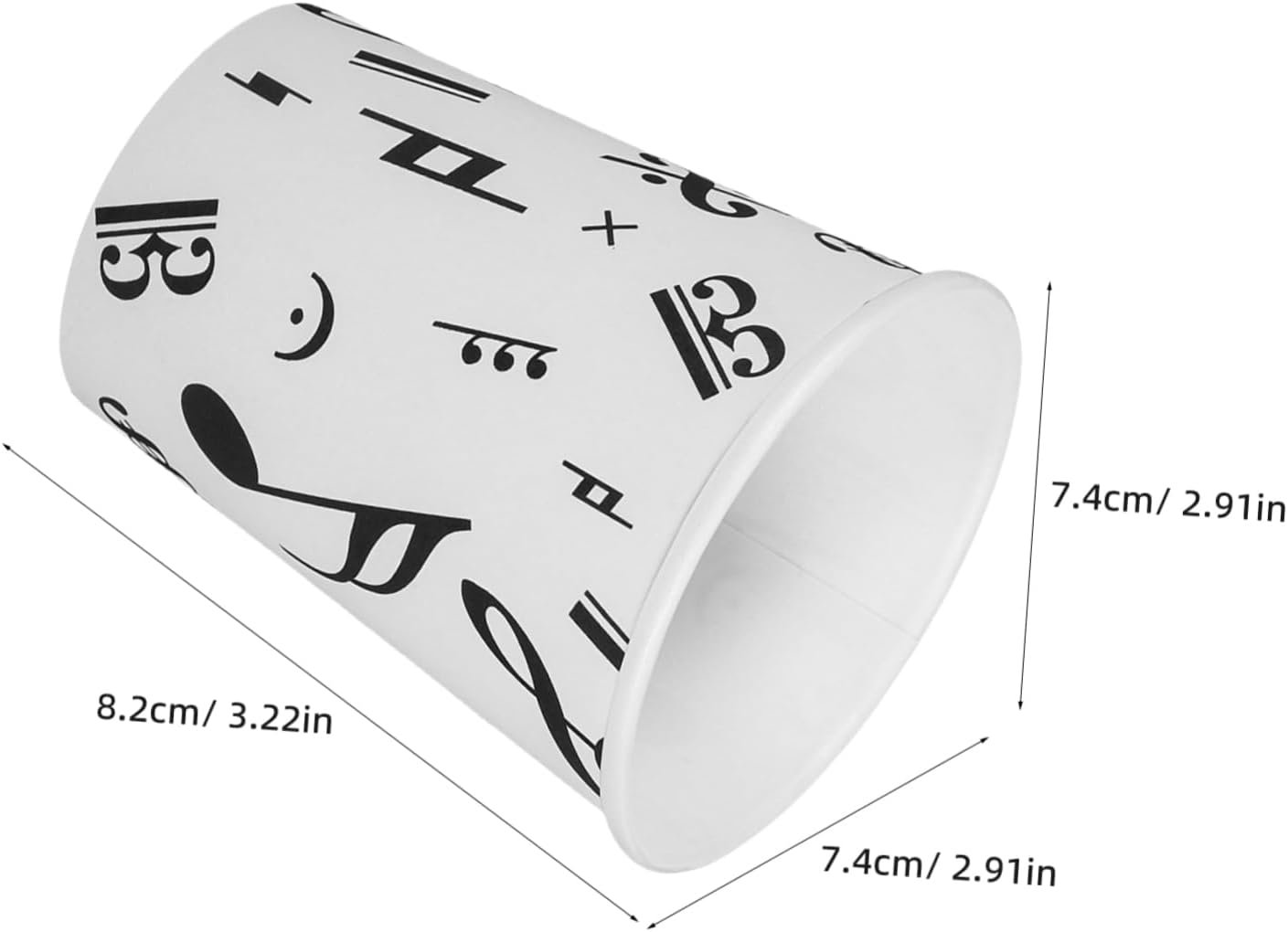 Großhandel 50 Stück Einweg-Pappbecher für Hochzeiten und Partys, Musiknoten-Design, Hersteller von individuellen Logo-Lösungen. Großhandel 50 Stück Einweg-Pappbecher für Hochzeiten und Partys, Musiknoten-Design, Hersteller von individuellen Logo-Lösungen.