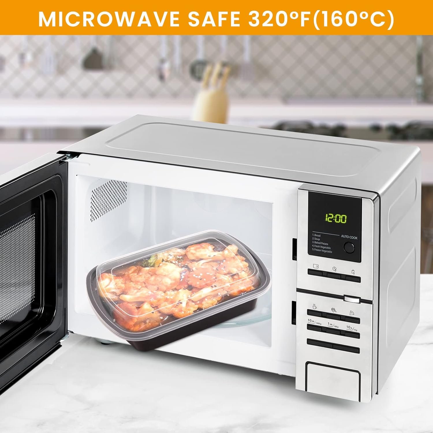 Großhandel 38oz Meal Prep Behälter, robuste und extra große Vorratscontainer mit Deckeln, BPA-frei, wiederverwendbar, stapelbar, mikrowellen-, gefrier- und spülmaschinenfest (30er Pack), Hersteller für individuelle Logos, OEM verfügbar