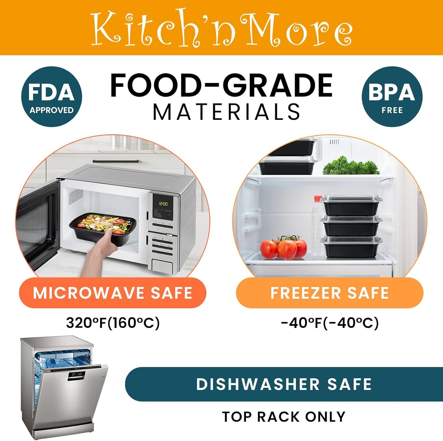 Großhandel 38oz Meal Prep Behälter, robuste und extra große Vorratscontainer mit Deckeln, BPA-frei, wiederverwendbar, stapelbar, mikrowellen-, gefrier- und spülmaschinenfest (30er Pack), Hersteller für individuelle Logos, OEM verfügbar