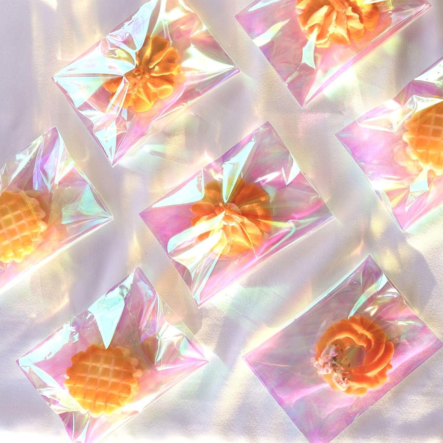 Großhandel Selbstklebende schillernde Zellophanbeutel 5x6 Zoll, 100 Stück wiederverschließbare Geschenkbeutel für individuelle Marken, Verpackungen und Partys Großhandel Selbstklebende schillernde Zellophanbeutel 5x6 Zoll, 100 Stück wiederverschließbare Geschenkbeutel für individuelle Marken, Verpackungen und Partys