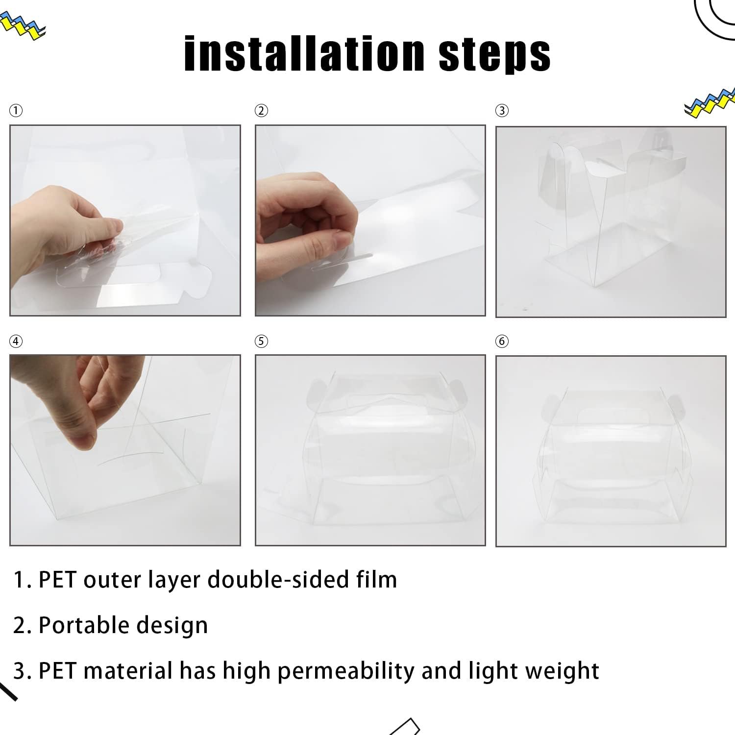 Großhandel klare Kaffeeboxen mit individueller Logooption, perfekt für Partygebäck, Dessert, Cookies und Geschenke (6,3