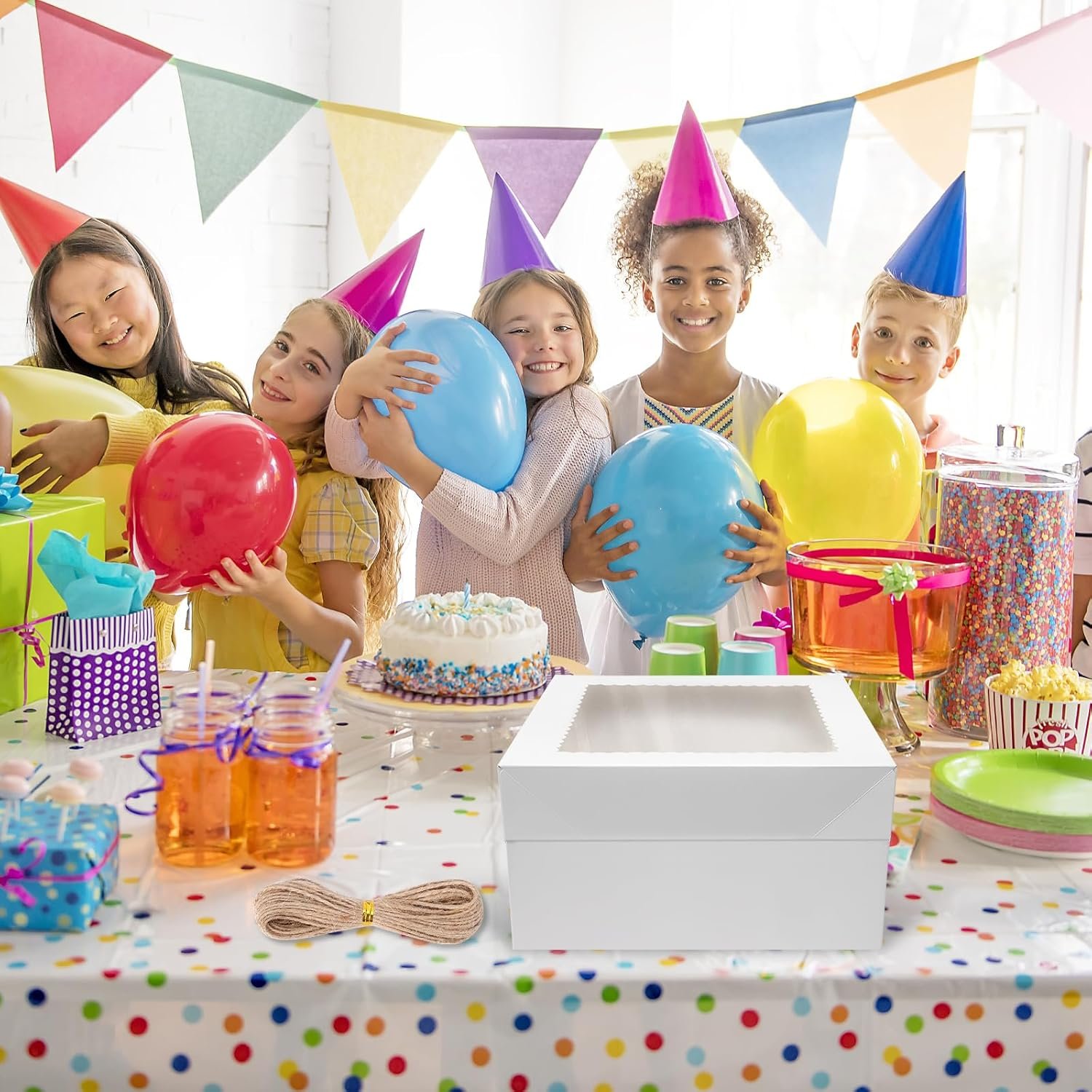 Großhandel 12x12x6 Cake Boxen mit Fenster, 4 Stück große Boxen für Kuchen mit Deckeln, ideal für Ostern, Muttertag, individuelle Logos, vom Hersteller, Bulk-Optionen für Backwaren und Kekse. Großhandel 12x12x6 Cake Boxen mit Fenster, 4 Stück große Boxen für Kuchen mit Deckeln, ideal für Ostern, Muttertag, individuelle Logos, vom Hersteller, Bulk-Optionen für Backwaren und Kekse.