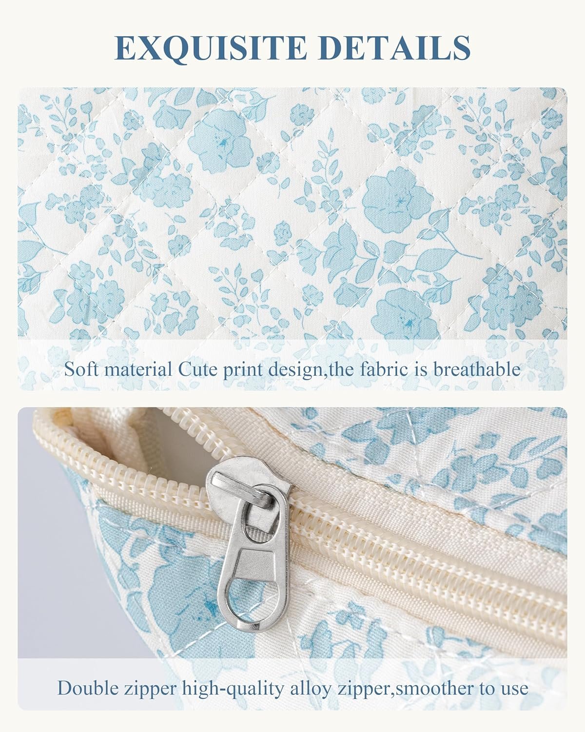 Großhandel kosmetische Tasche, große Reisemaquitüte aus Baumwolle mit hübschem floralen Design, individuell bedruckbar, Hersteller für Frauen und Mädchen, Bulk-Bestellungen willkommen. Großhandel kosmetische Tasche, große Reisemaquitüte aus Baumwolle mit hübschem floralen Design, individuell bedruckbar, Hersteller für Frauen und Mädchen, Bulk-Bestellungen willkommen.