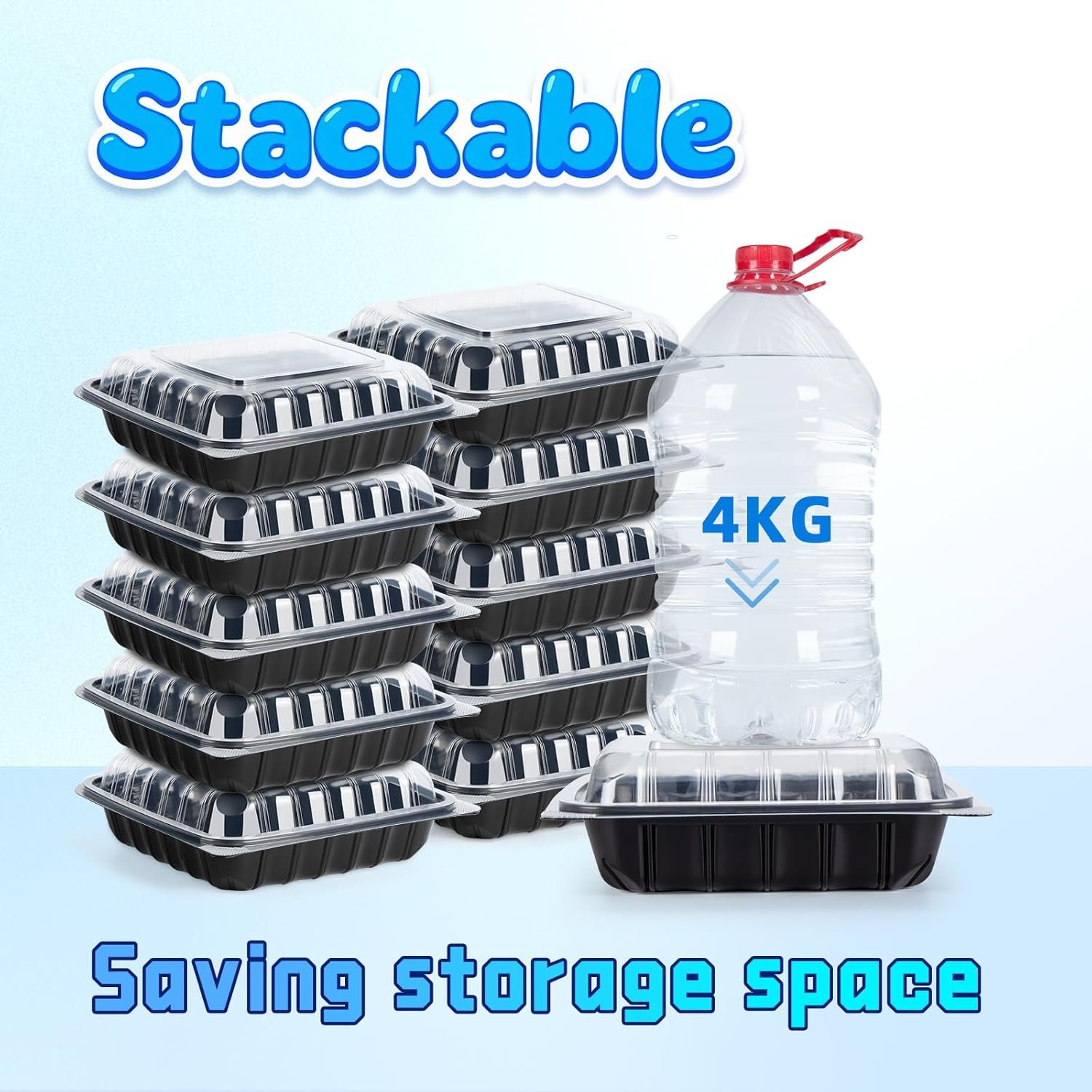 Großhandel Takeout Containers 25 Pack mit 34 oz und 8