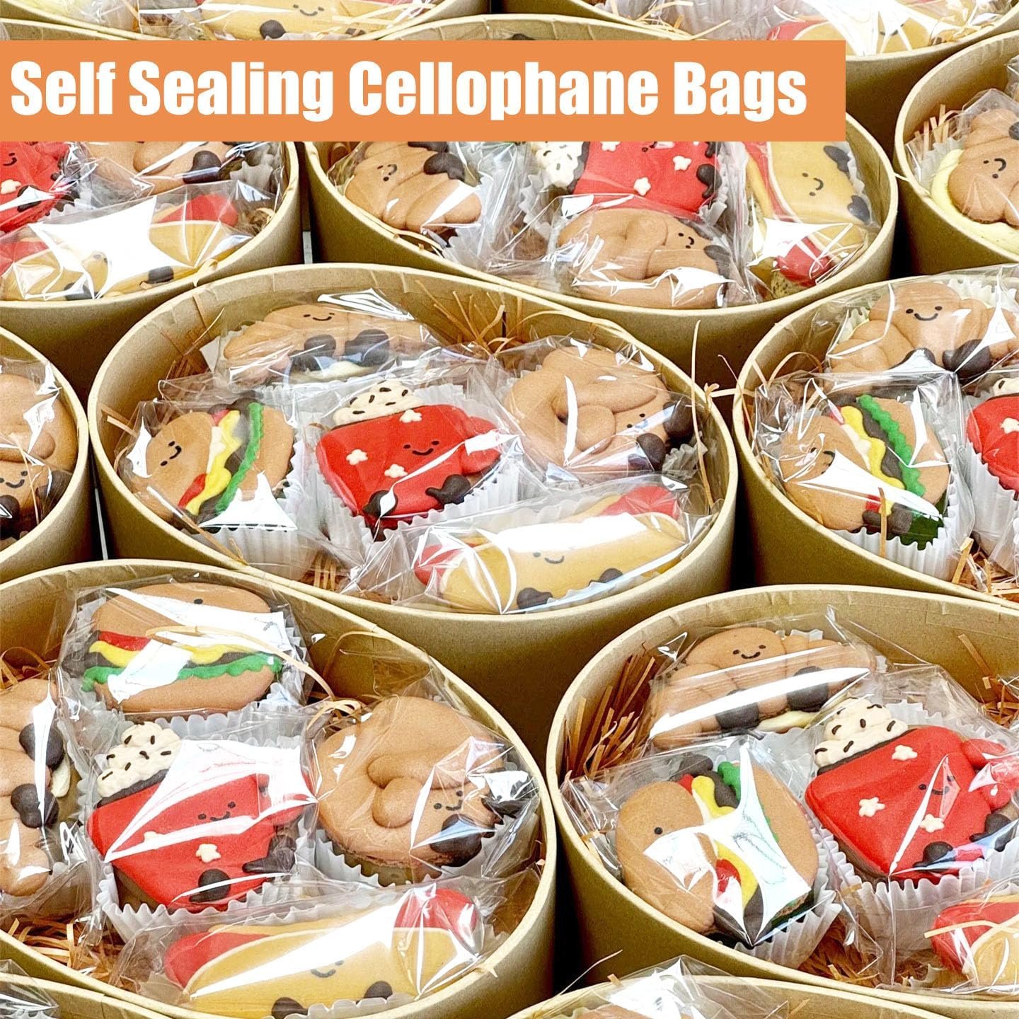 Großhandel Resealbare Cellophanbeutel 320 Stück 4x6 Zoll für Verpackungen, Individuelles Logo, Hersteller von klaren selbstschließenden Versandtaschen für Cookies, Geschenke und Süßigkeiten.