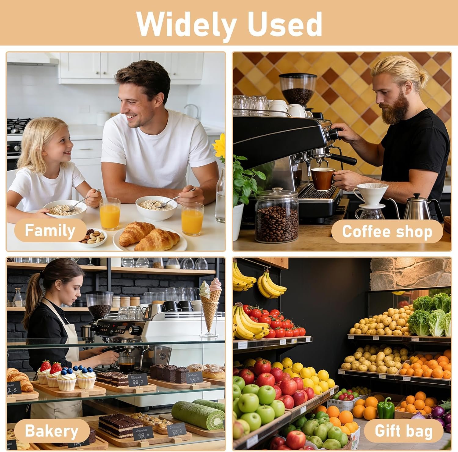 Großhandel 160 Packung Cookie Bags mit Fenster, 7,5x5,1 Zoll verpackbare Backwarenbeutel, OEM-fähige frittierte Snack-Tüten, fettbeständige Donut-Hüllen für Leckereien, Scone, Brownie, Snack Großhandel 160 Packung Cookie Bags mit Fenster, 7,5x5,1 Zoll verpackbare Backwarenbeutel, OEM-fähige frittierte Snack-Tüten, fettbeständige Donut-Hüllen für Leckereien, Scone, Brownie, Snack