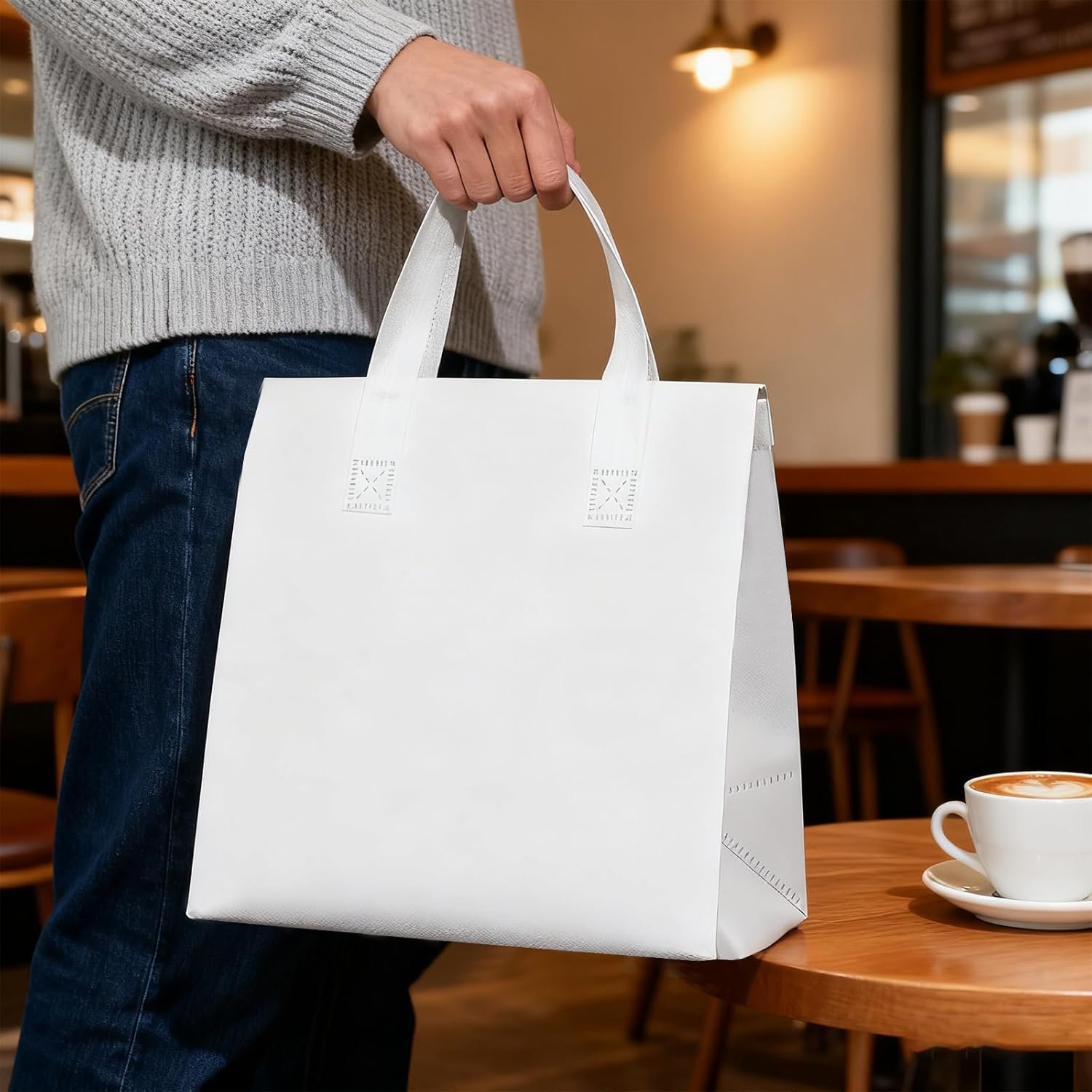 Großhandel 120 Stück isolierte Take-Out-Taschen in thermoisolierten Lunchbags für heiße und kalte Lebensmittel, Kaffee, Milch, Tee, BBQ oder Hochzeiten, Hersteller für Catering, Restaurant, Lebensmittelgeschäft, Picknick, Spenden Geschenktüten, OEM Großhandel 120 Stück isolierte Take-Out-Taschen in thermoisolierten Lunchbags für heiße und kalte Lebensmittel, Kaffee, Milch, Tee, BBQ oder Hochzeiten, Hersteller für Catering, Restaurant, Lebensmittelgeschäft, Picknick, Spenden Geschenktüten, OEM