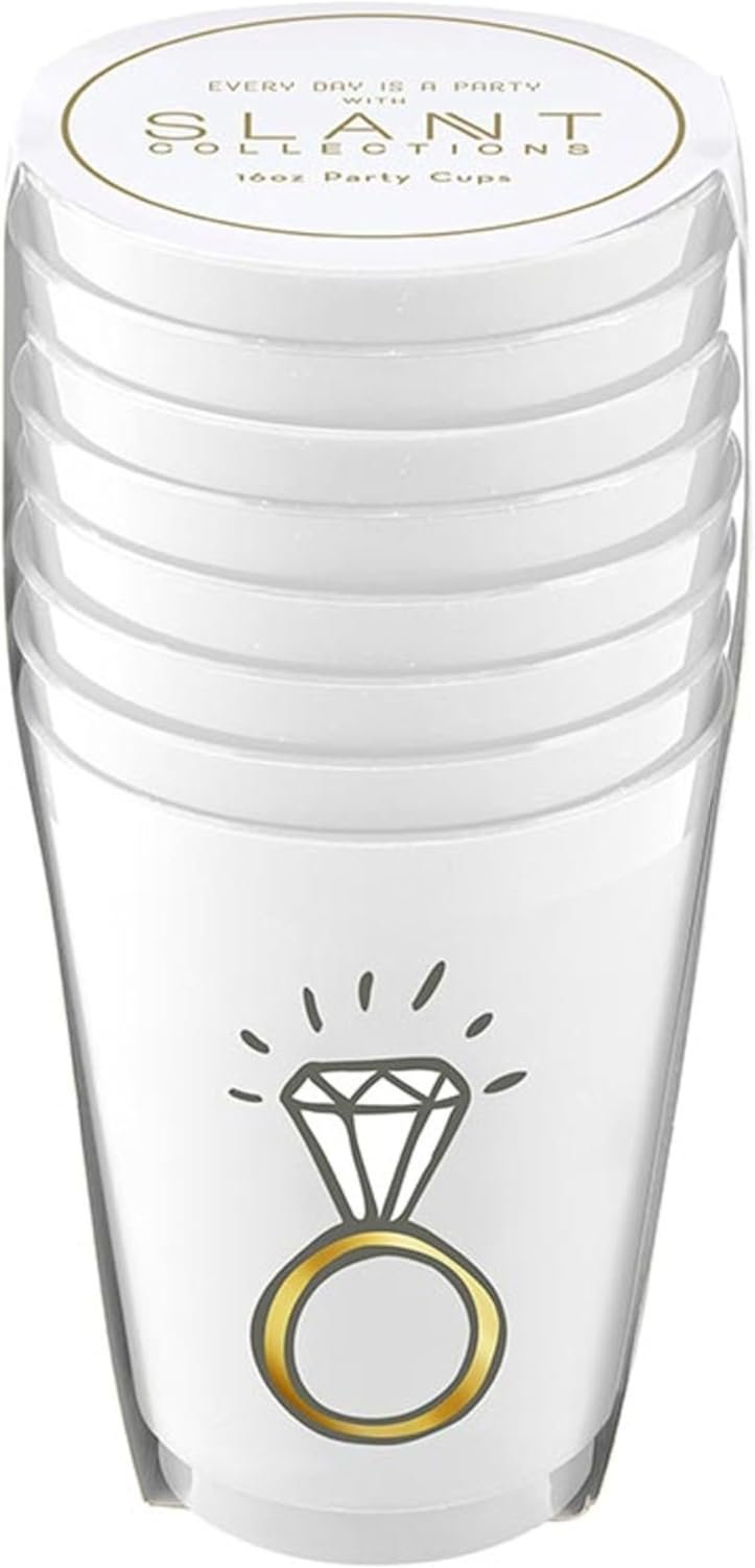 Großhandel 16-Unzen wiederverwendbare frostierte Trinkgläser - 8er-Pack individuelle Logo-Designs, Kunststoffbecher in Gold und Schwarz mit Diamantring. Hersteller für Hochzeitsfeiern und Partys in Großmenge. Großhandel 16-Unzen wiederverwendbare frostierte Trinkgläser - 8er-Pack individuelle Logo-Designs, Kunststoffbecher in Gold und Schwarz mit Diamantring. Hersteller für Hochzeitsfeiern und Partys in Großmenge.