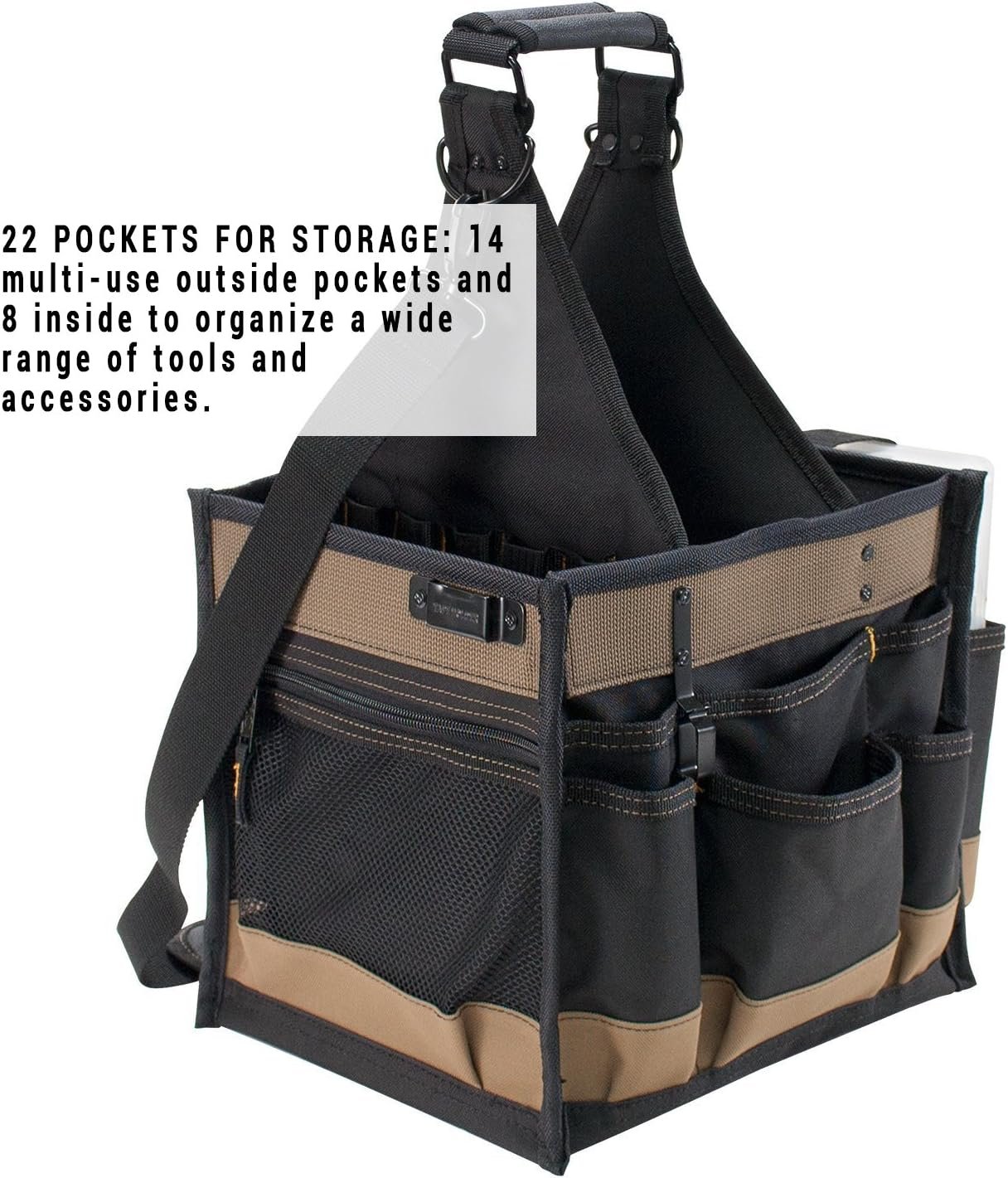 Großhandel großer Werkzeugträger für Elektro- und Wartungsarbeiten mit individuellem Logo vom Hersteller, schwarz Großhandel großer Werkzeugträger für Elektro- und Wartungsarbeiten mit individuellem Logo vom Hersteller, schwarz