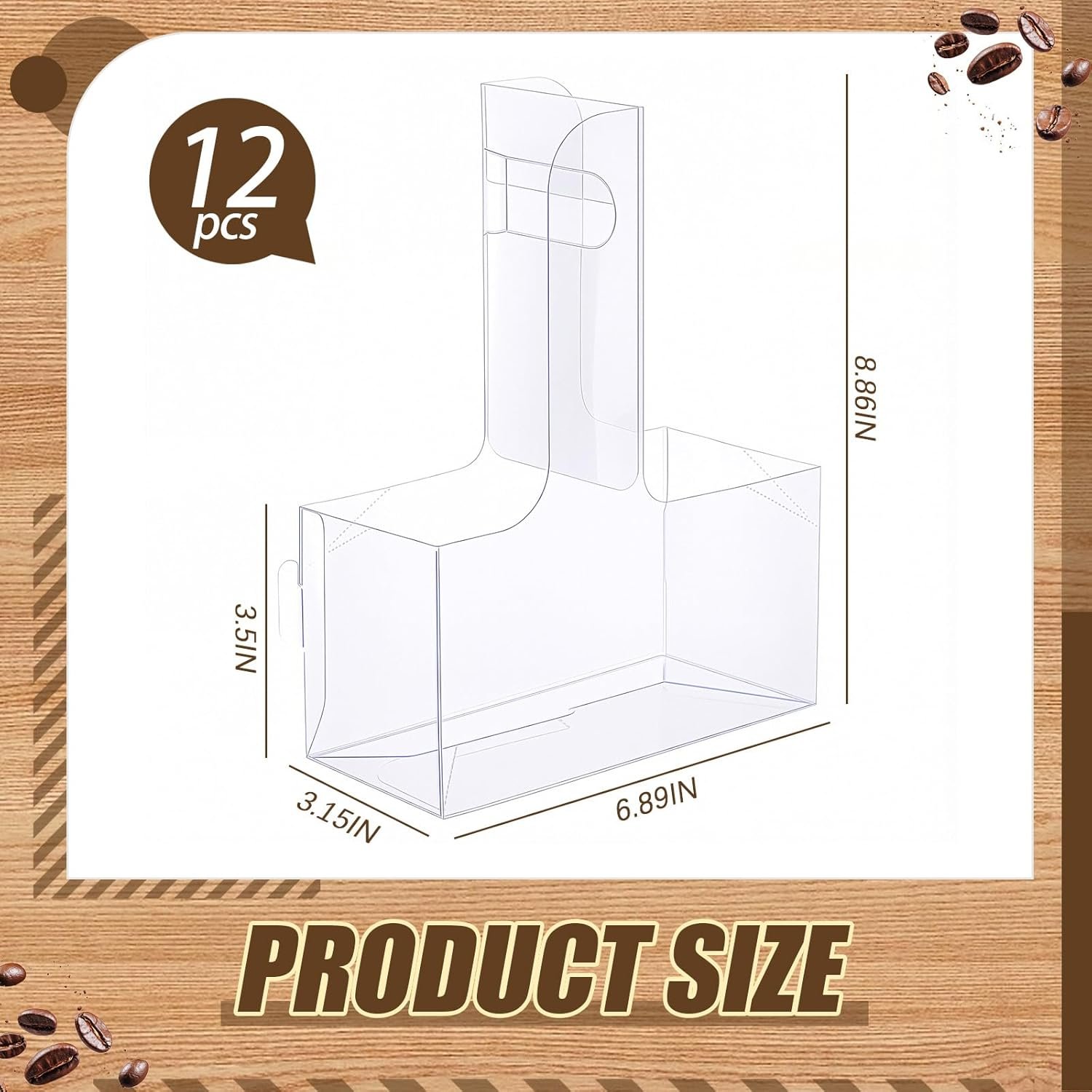 Großhandel 12 Stück Klarer Kunststoff 2-Tassen Getränkehalter mit Griff, Hochwertiger PVC Kaffeebecher-Halter, Wasserfest, wiederverwendbarer Getränke-Caddy für Takeout, Hochzeit, Party, Geburtstag, Event und Muttertag, Individuelles Logo, Hersteller Großhandel 12 Stück Klarer Kunststoff 2-Tassen Getränkehalter mit Griff, Hochwertiger PVC Kaffeebecher-Halter, Wasserfest, wiederverwendbarer Getränke-Caddy für Takeout, Hochzeit, Party, Geburtstag, Event und Muttertag, Individuelles Logo, Hersteller