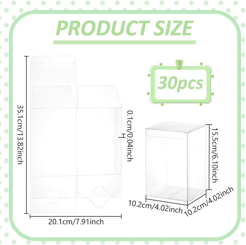 Großhandel 30 Stück Klare Favoritenbox 4x4x6 Zoll Kunststoff Geschenkkarton für Süßigkeiten Schokolade und Desserts, individuell bedruckbar für Baby-Shower-Feiern, OEM-Anpassung, Geschenkpacks für Muttertag und Jubiläumsfestivals Großhandel 30 Stück Klare Favoritenbox 4x4x6 Zoll Kunststoff Geschenkkarton für Süßigkeiten Schokolade und Desserts, individuell bedruckbar für Baby-Shower-Feiern, OEM-Anpassung, Geschenkpacks für Muttertag und Jubiläumsfestivals