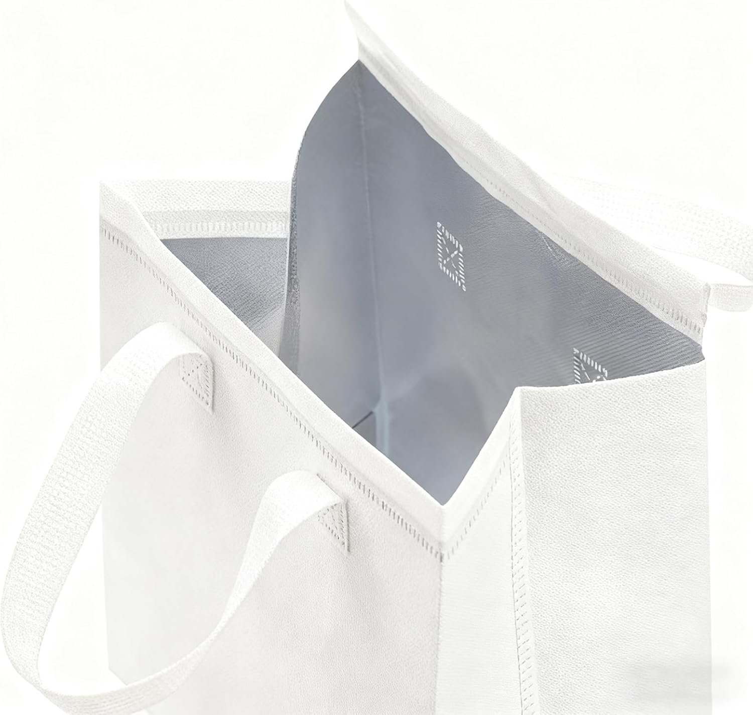 Großhandel 30 Pack isolierte Take Away Taschen, weiße wiederverwendbare Einkaufstasche, kleiner Kühler für Milchtee, heiße und kalte Lebensmittellieferung, 9,4 x 5,9 x 9,2 Zoll, individuelles Logo für alle Anwendungen, Hersteller für hochwertige Taschen. Großhandel 30 Pack isolierte Take Away Taschen, weiße wiederverwendbare Einkaufstasche, kleiner Kühler für Milchtee, heiße und kalte Lebensmittellieferung, 9,4 x 5,9 x 9,2 Zoll, individuelles Logo für alle Anwendungen, Hersteller für hochwertige Taschen.