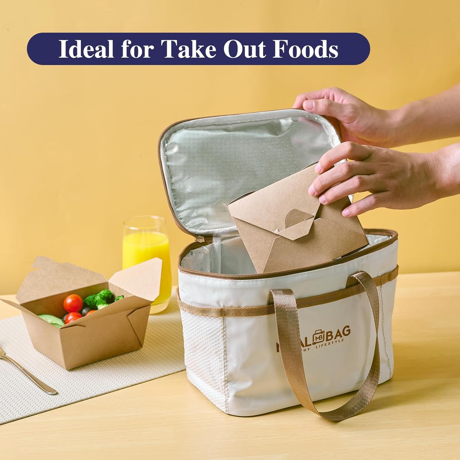 Großhandel 50er Packung 27 oz Take-Out Lebensmittelbehälter, kraftbraune Take-Out-Boxen, Leckage- und fettbeständig, individuell bedruckbar für Restaurants, Häuser, Büros, Picknicks, vom Hersteller.