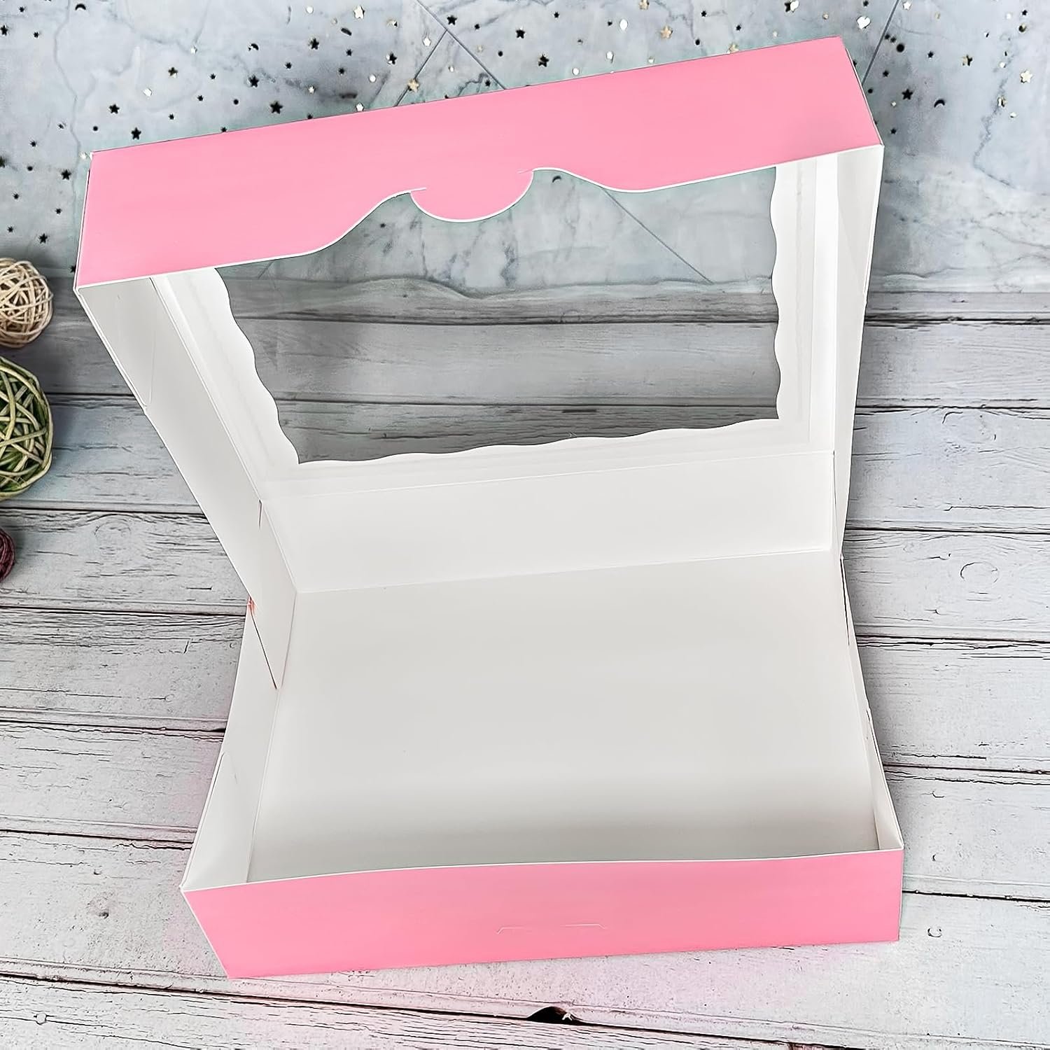 Großhandel 8-Pack Pink Pastry Box 12x8x2.5inch für große Donuts, Muffins und Kekse, Hersteller von stabilen Auto-Pop-Up Naturpapier-Boxen mit PVC-Fenster, individuelles Logo, Packung mit 8 Großhandel 8-Pack Pink Pastry Box 12x8x2.5inch für große Donuts, Muffins und Kekse, Hersteller von stabilen Auto-Pop-Up Naturpapier-Boxen mit PVC-Fenster, individuelles Logo, Packung mit 8