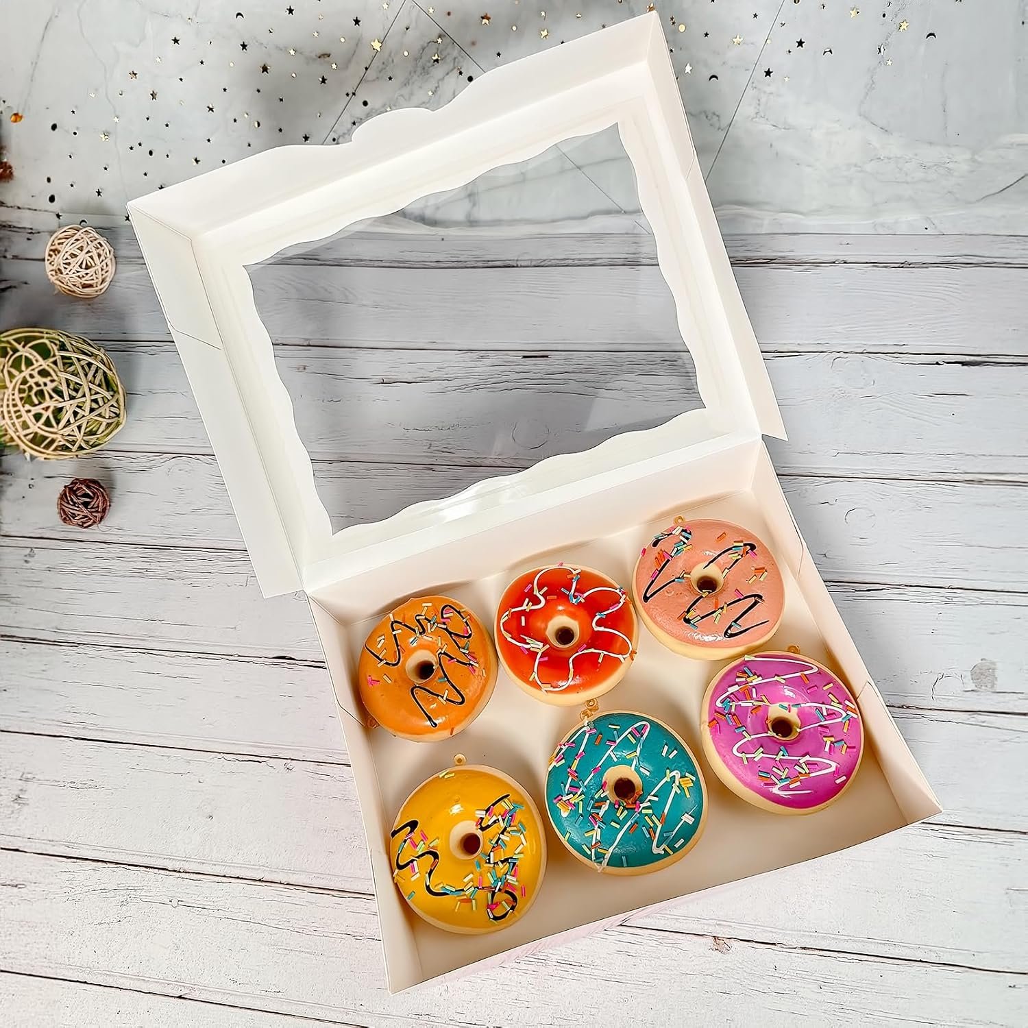 Großhandel 8-Pack Pink Pastry Box 12x8x2.5inch für große Donuts, Muffins und Kekse, Hersteller von stabilen Auto-Pop-Up Naturpapier-Boxen mit PVC-Fenster, individuelles Logo, Packung mit 8 Großhandel 8-Pack Pink Pastry Box 12x8x2.5inch für große Donuts, Muffins und Kekse, Hersteller von stabilen Auto-Pop-Up Naturpapier-Boxen mit PVC-Fenster, individuelles Logo, Packung mit 8